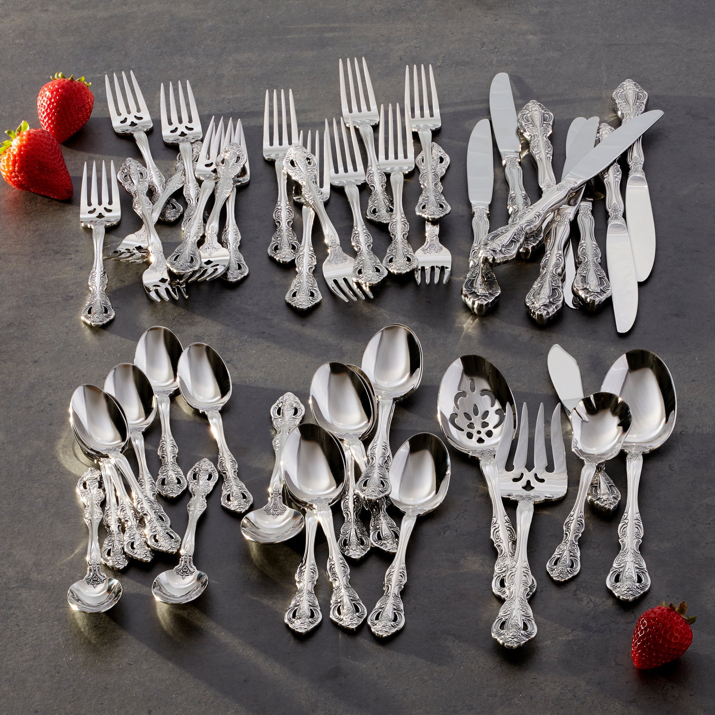 Michelangelo 45 Piece Flatware Set - Image 5