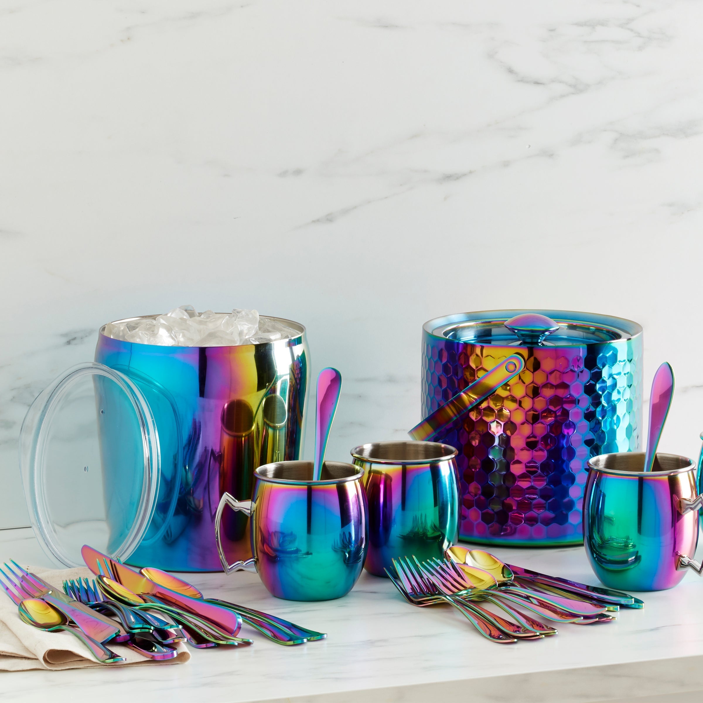 Rainbow Moscow Mule Mugs - Set Of 4 - Image 7