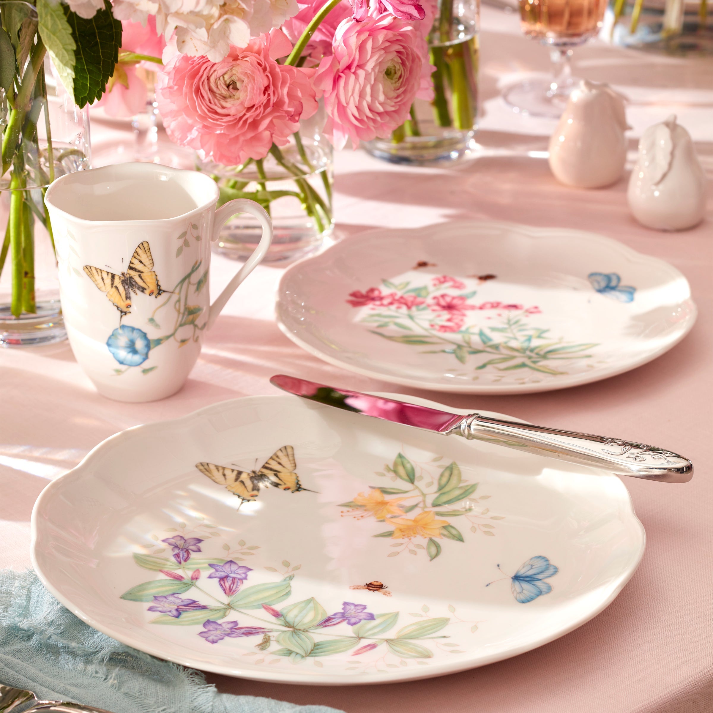 Butterfly Meadow Tiger Swallowtail Dinner Plate - Image 2