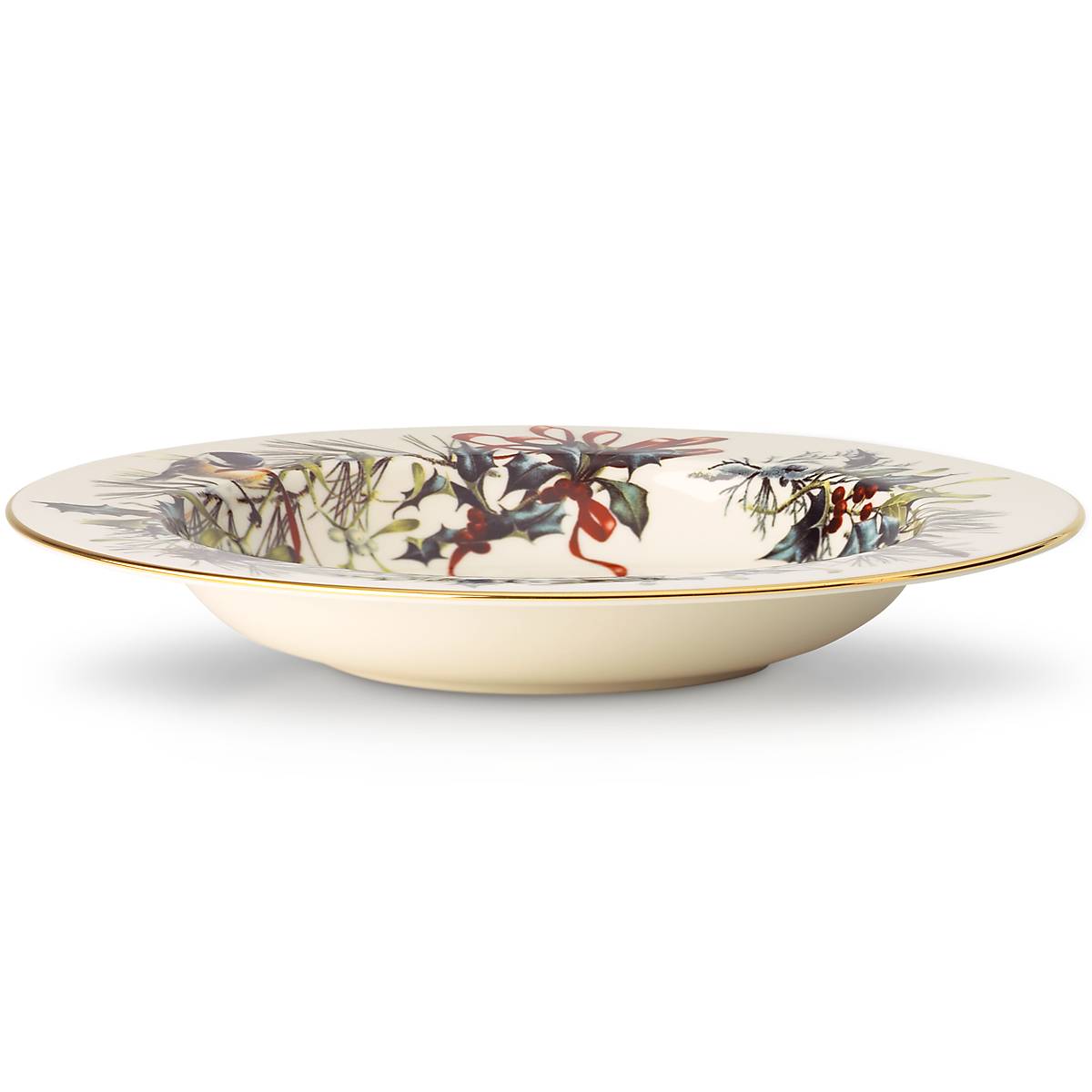 Winter Greetings Rimmed Bowl - Image 2
