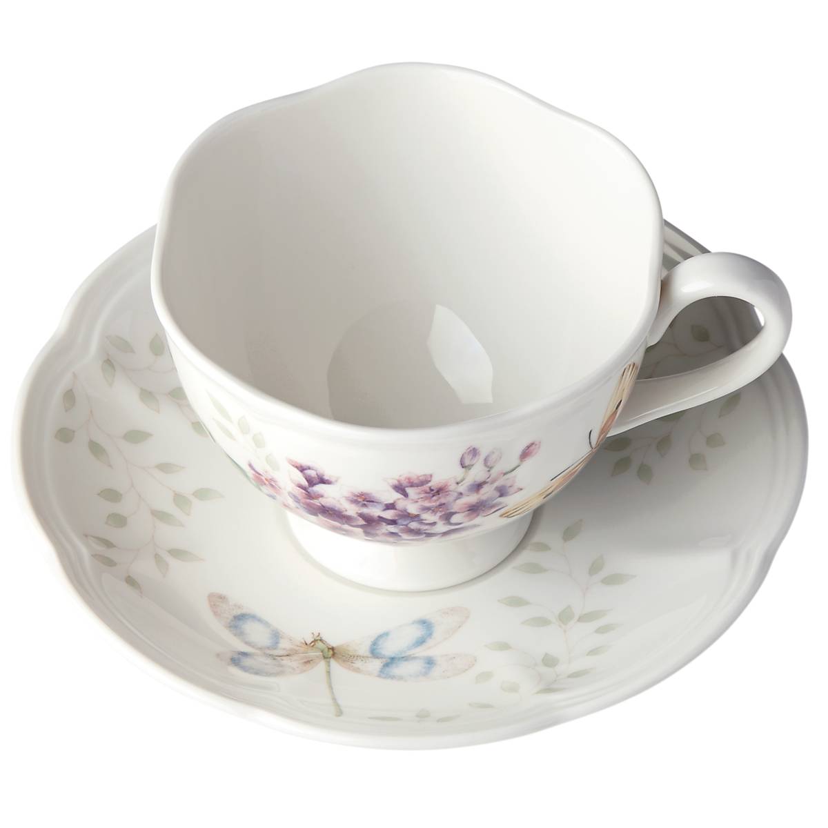Butterfly Meadow Orange Sulphur Cup and Saucer - Image 4