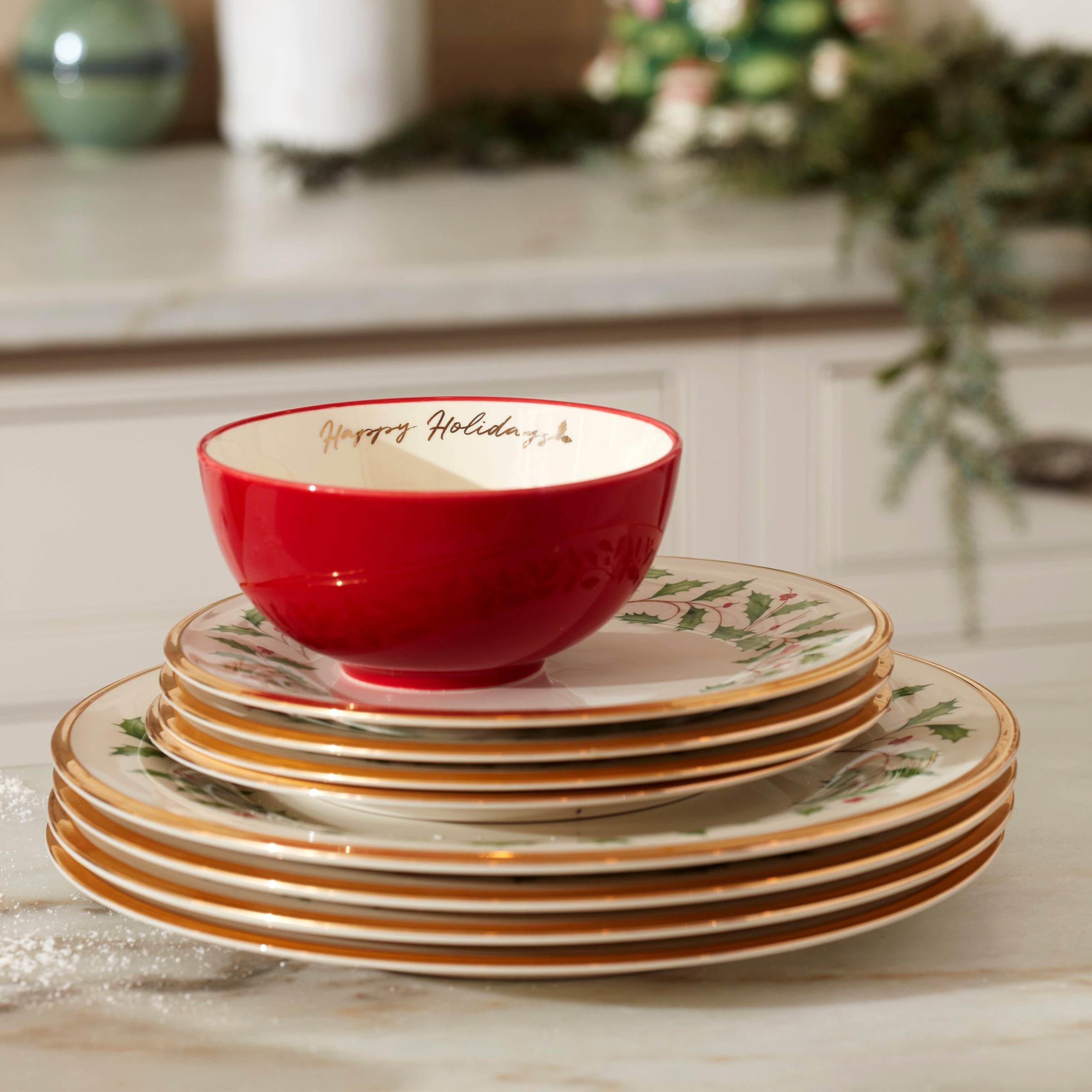 Holiday 6-Piece Dinner Plate Set - Image 6