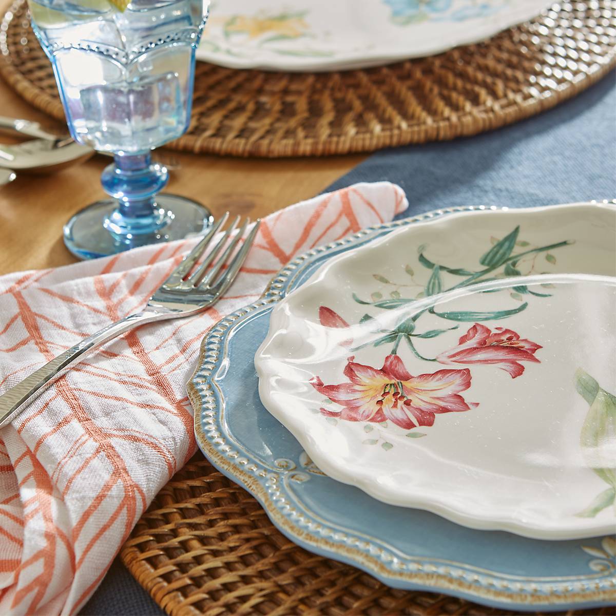 Butterfly Meadow Melamine Accent Plates - Set of 4 - Image 4