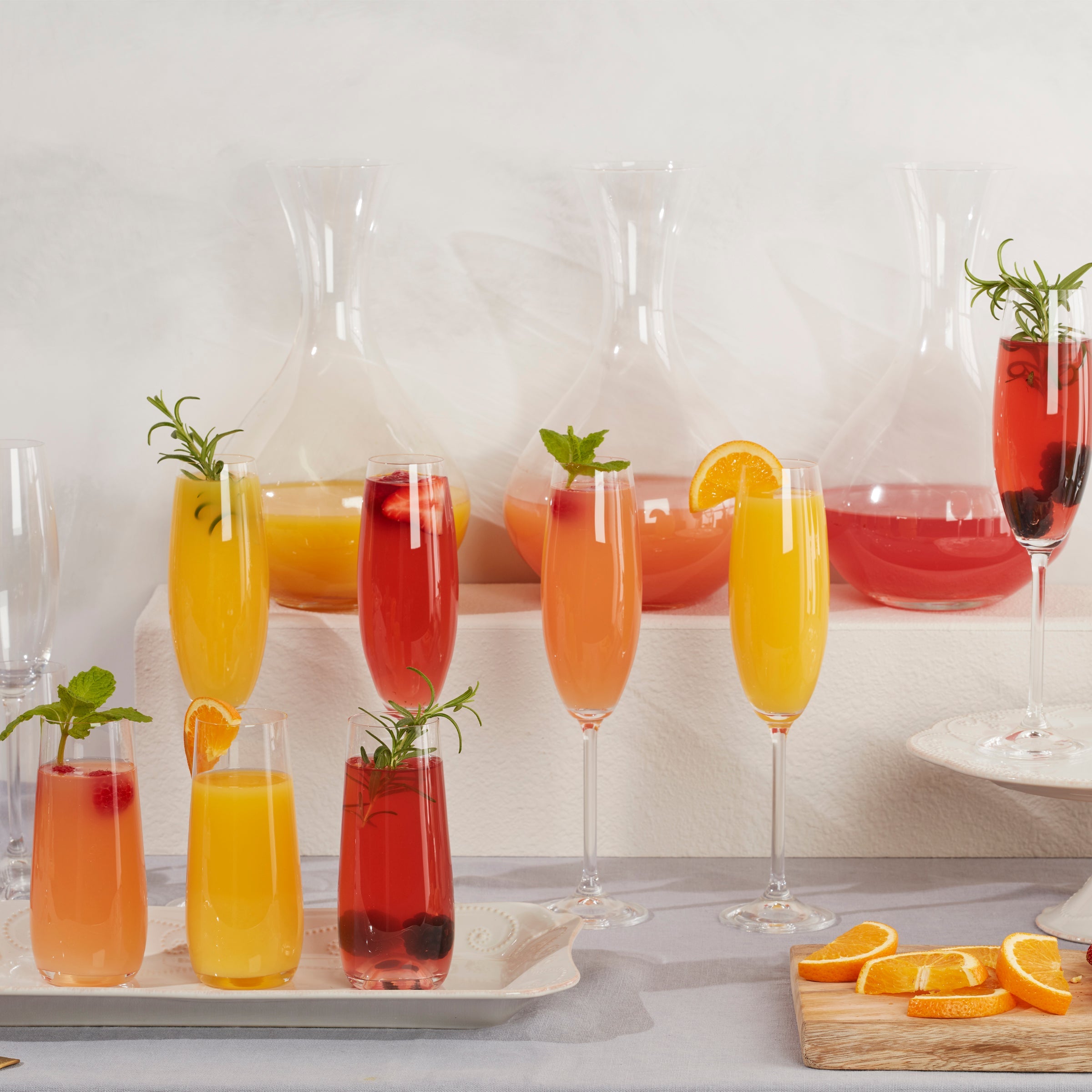 Tuscany Classics Stemless Flute Glasses - Set Of 6 - Image 4