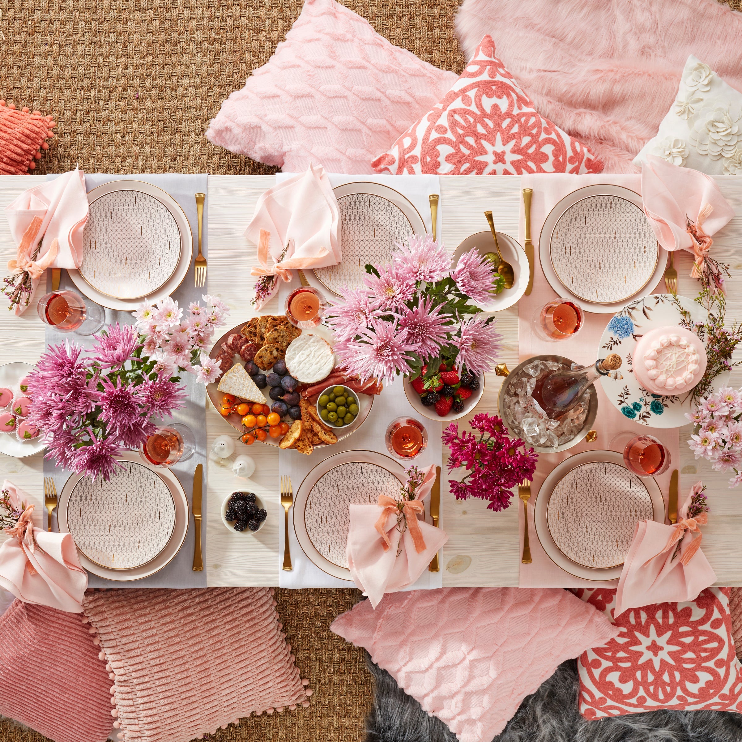 Trianna Blush 4-Piece Place Setting - Image 3