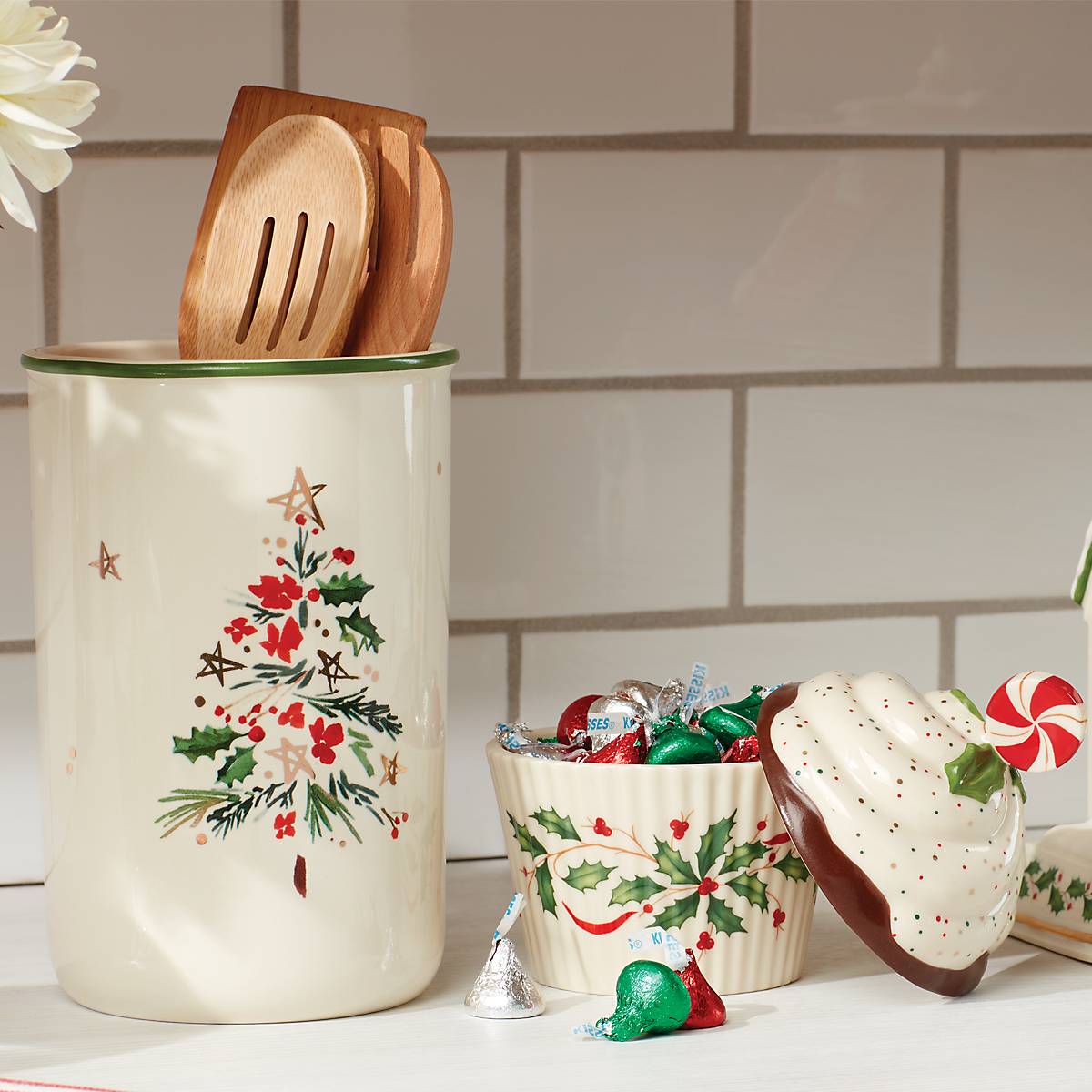 Holiday Bakeshop Cupcake Candy Dish - Image 5