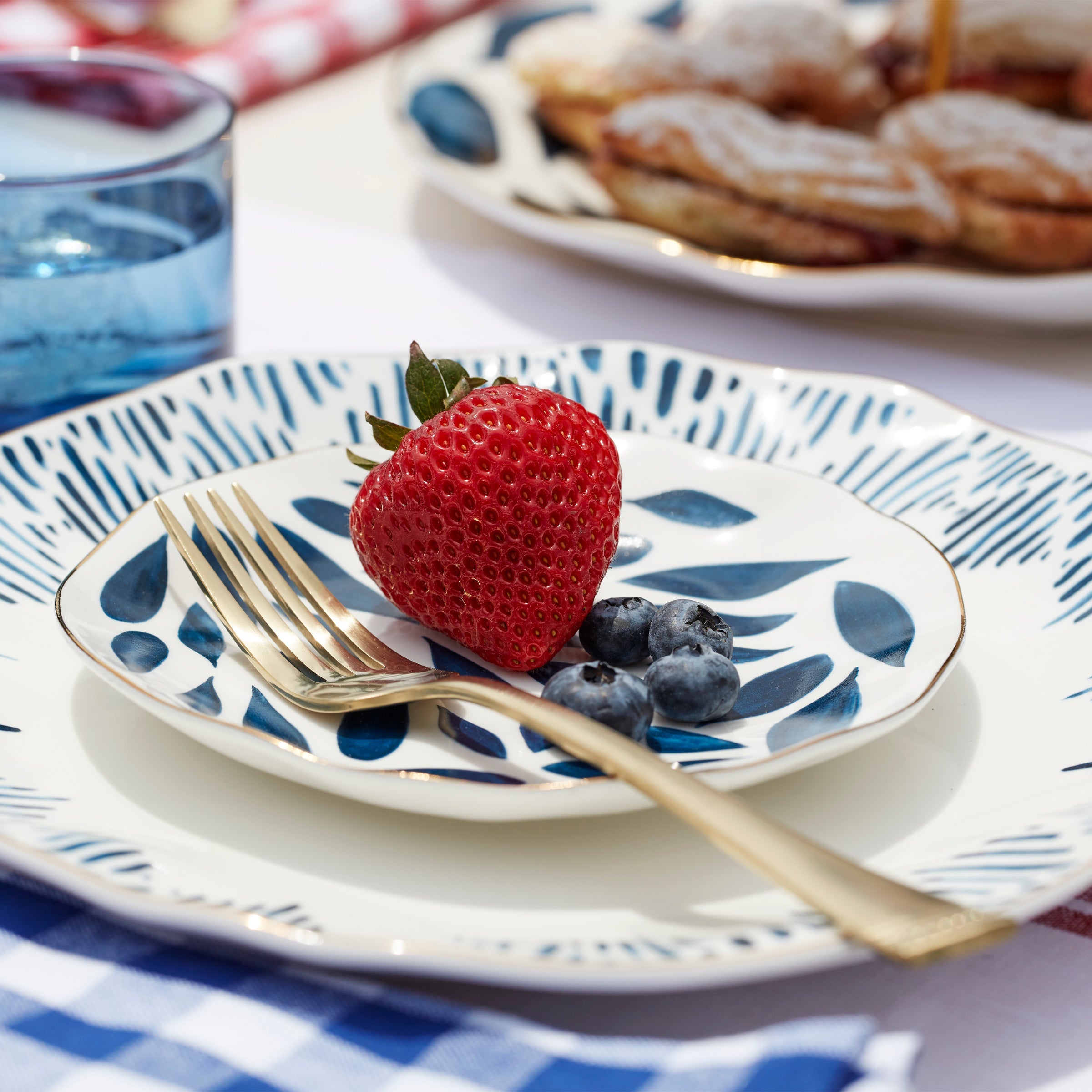 Blue Bay Tidbit Plates - Set of 4 - Image 3