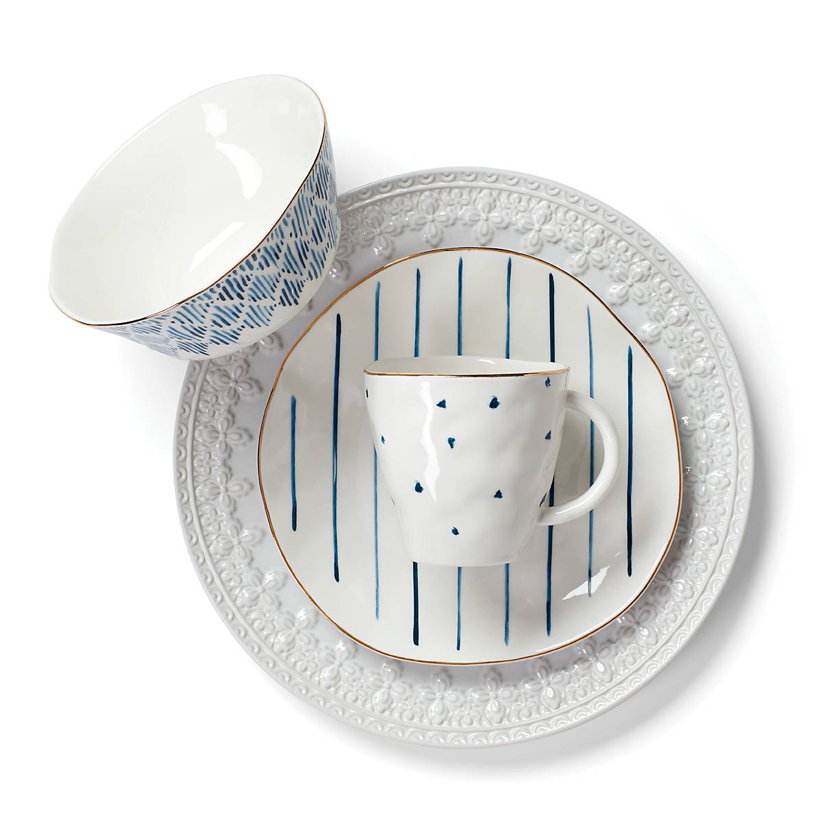 Blue Bay Dessert Mugs - Set of 4 - Image 3