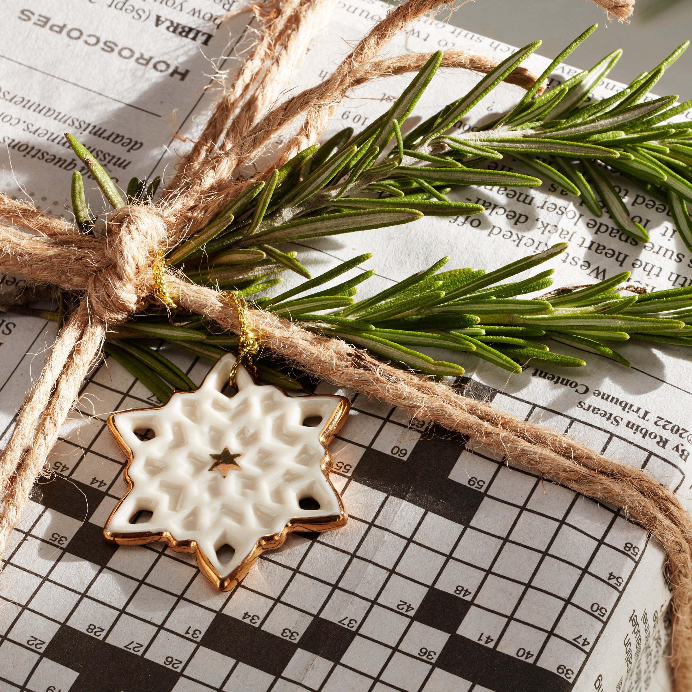 Snowflake 10-Piece Ornament Set - Image 5