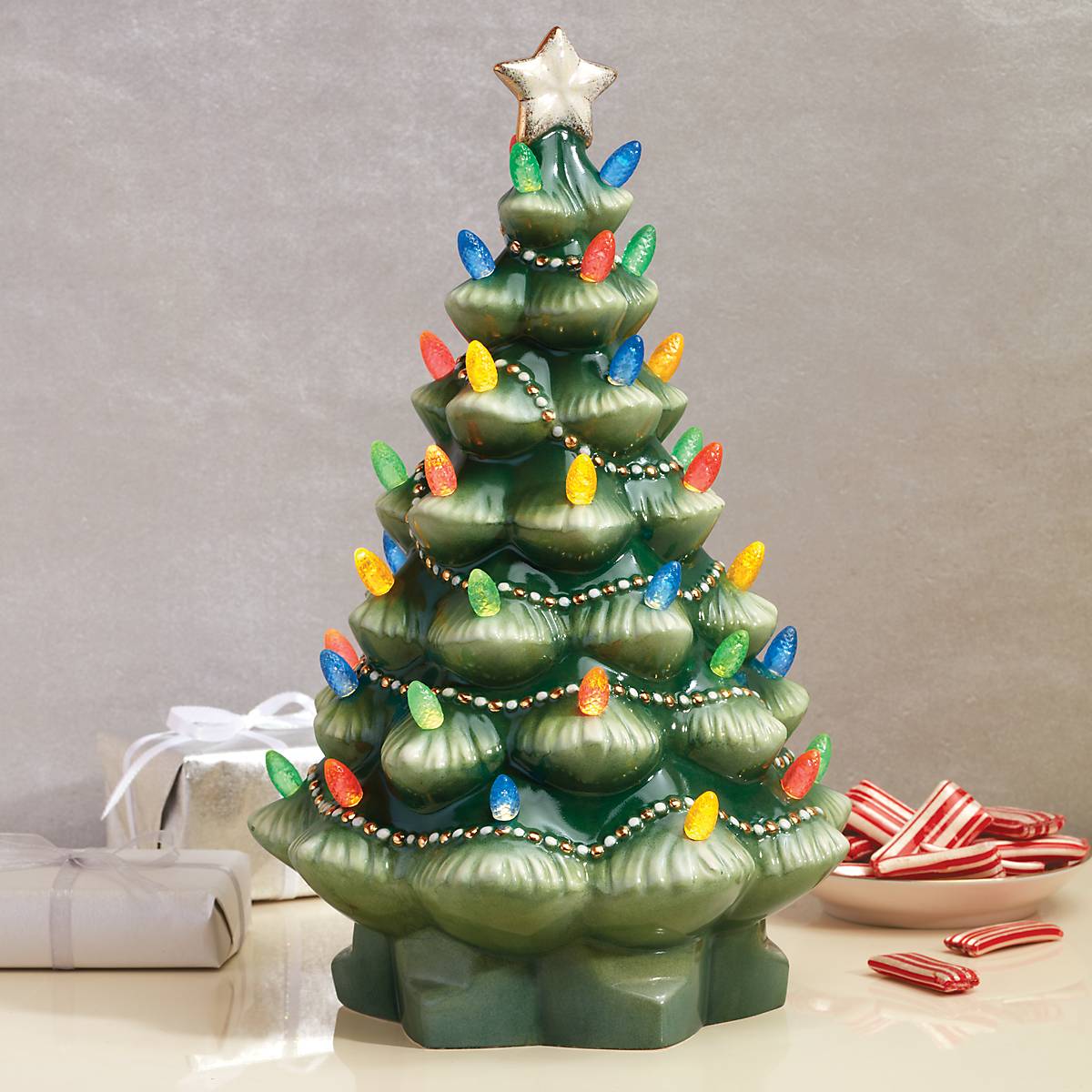 Treasured Traditions Green Lit Tree - Image 3
