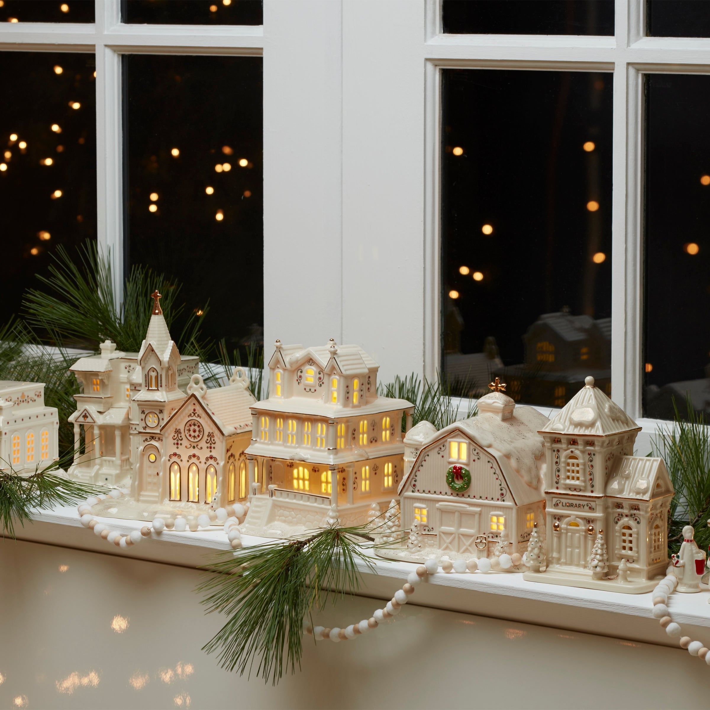 Mistletoe Park Light-Up Village Church Figurine - Image 9