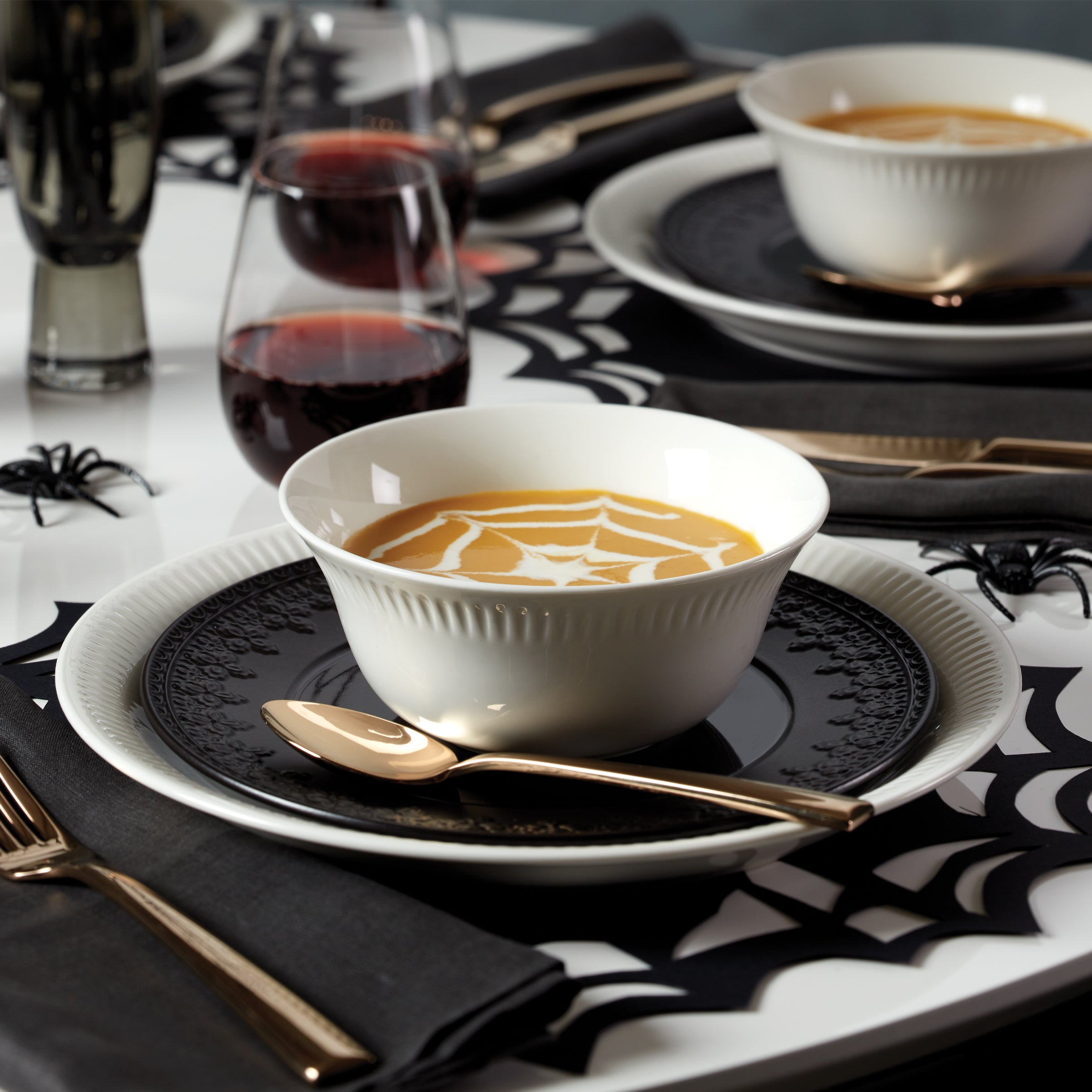 Profile White Dinner Plates - Set of 4 - Image 6