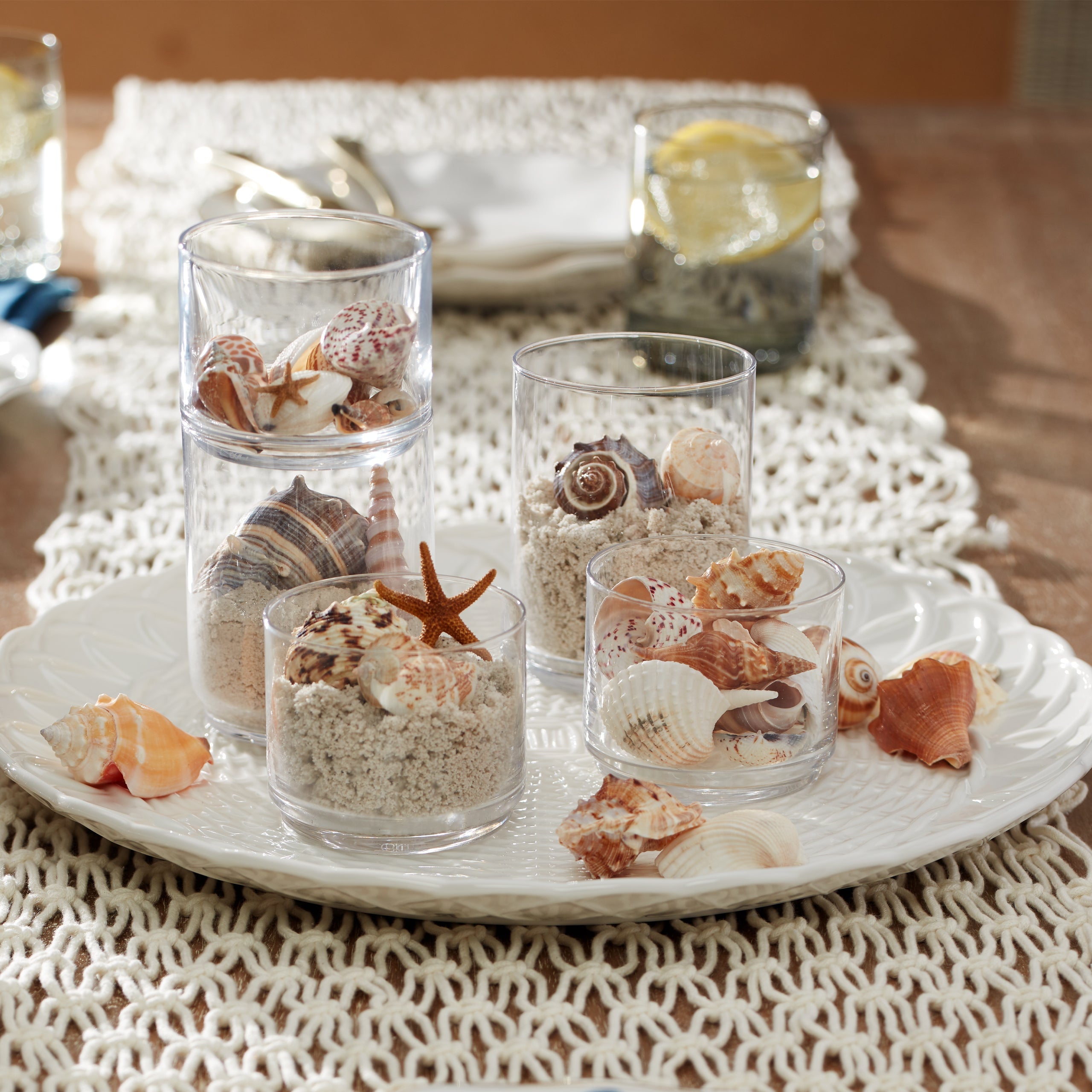 Tuscany Classics Stackable Clear Short Glasses - Set Of 6 - Image 3