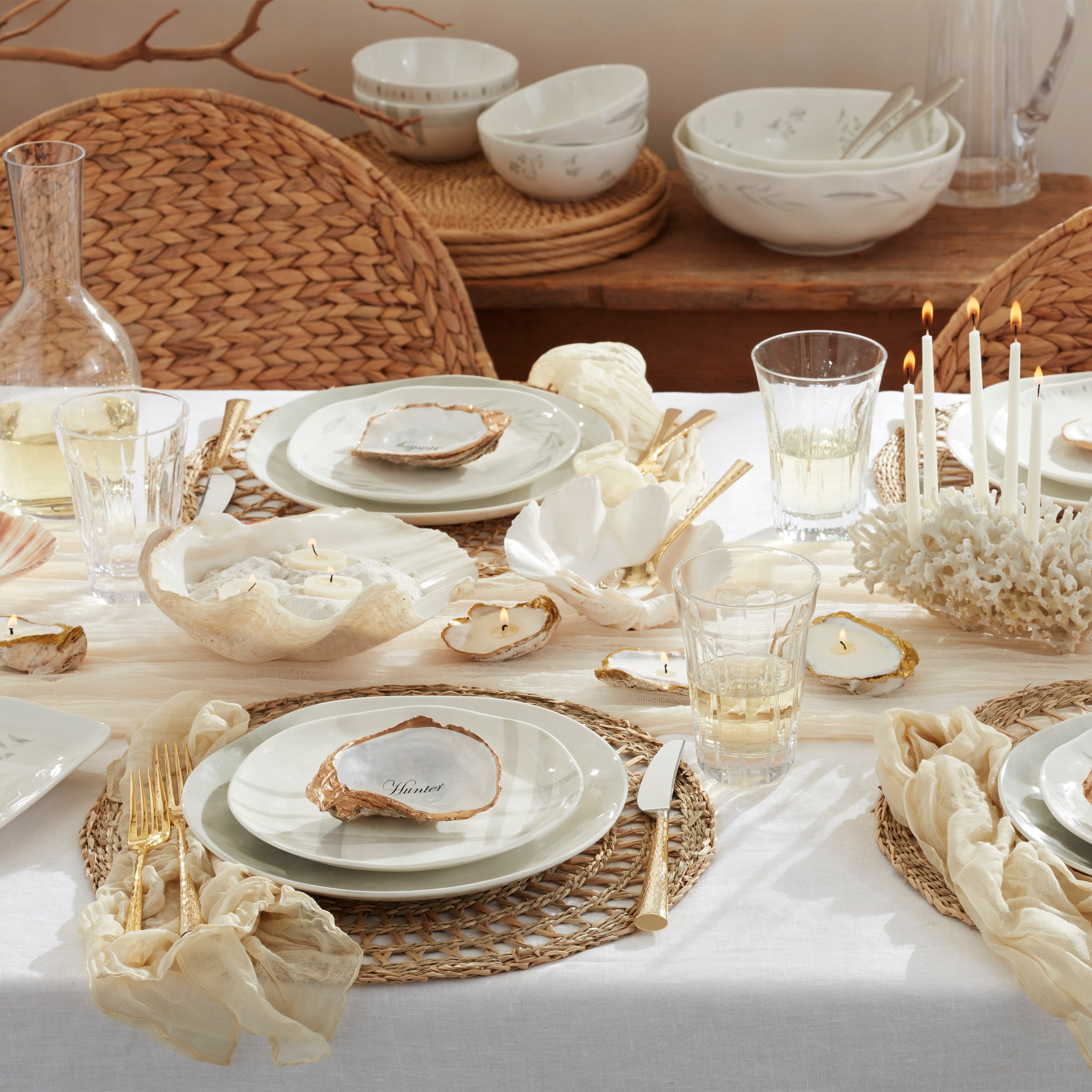 Oyster Bay Dinner Plates - Set of 4 - Image 3