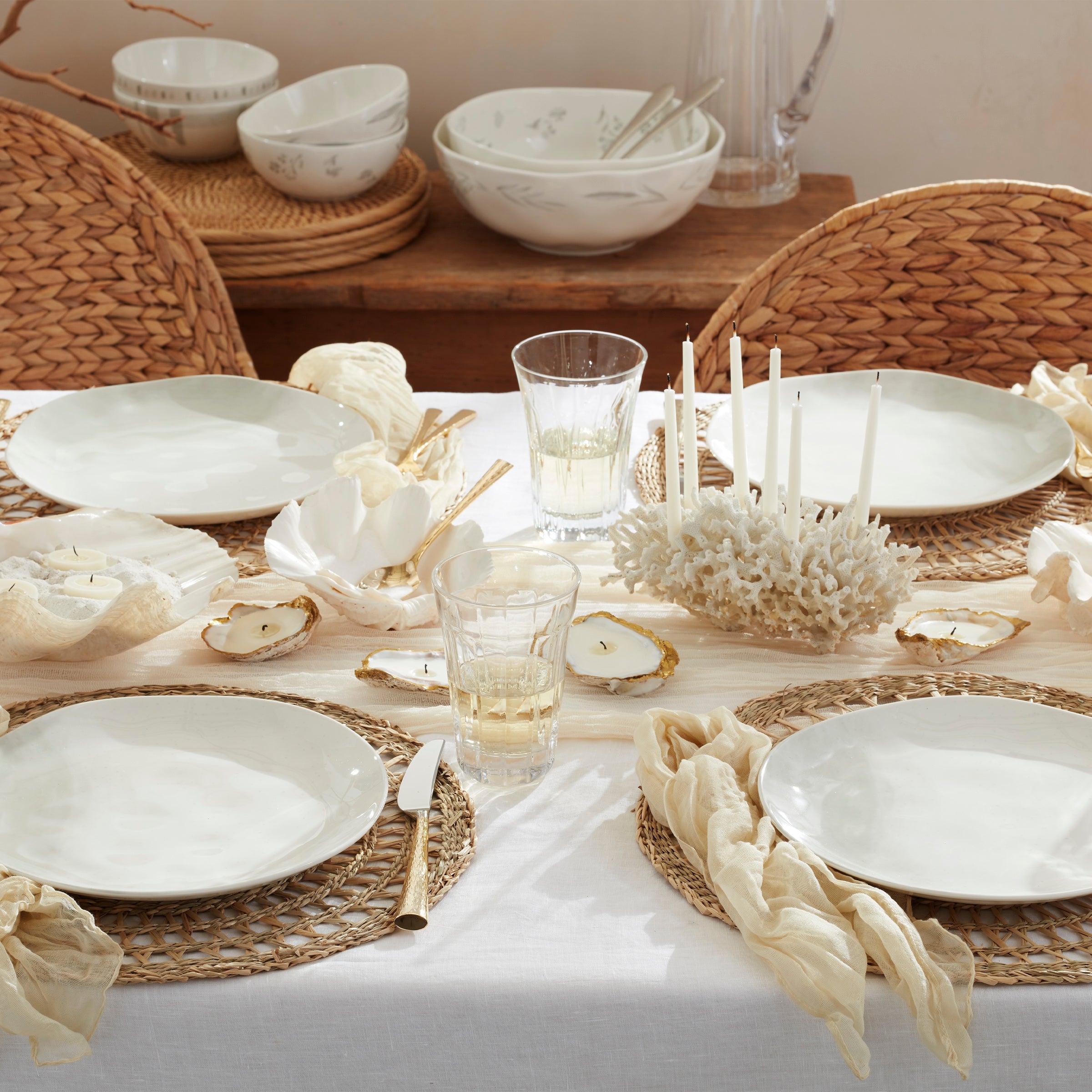 Oyster Bay Dinner Plates - Set of 4 - Image 2