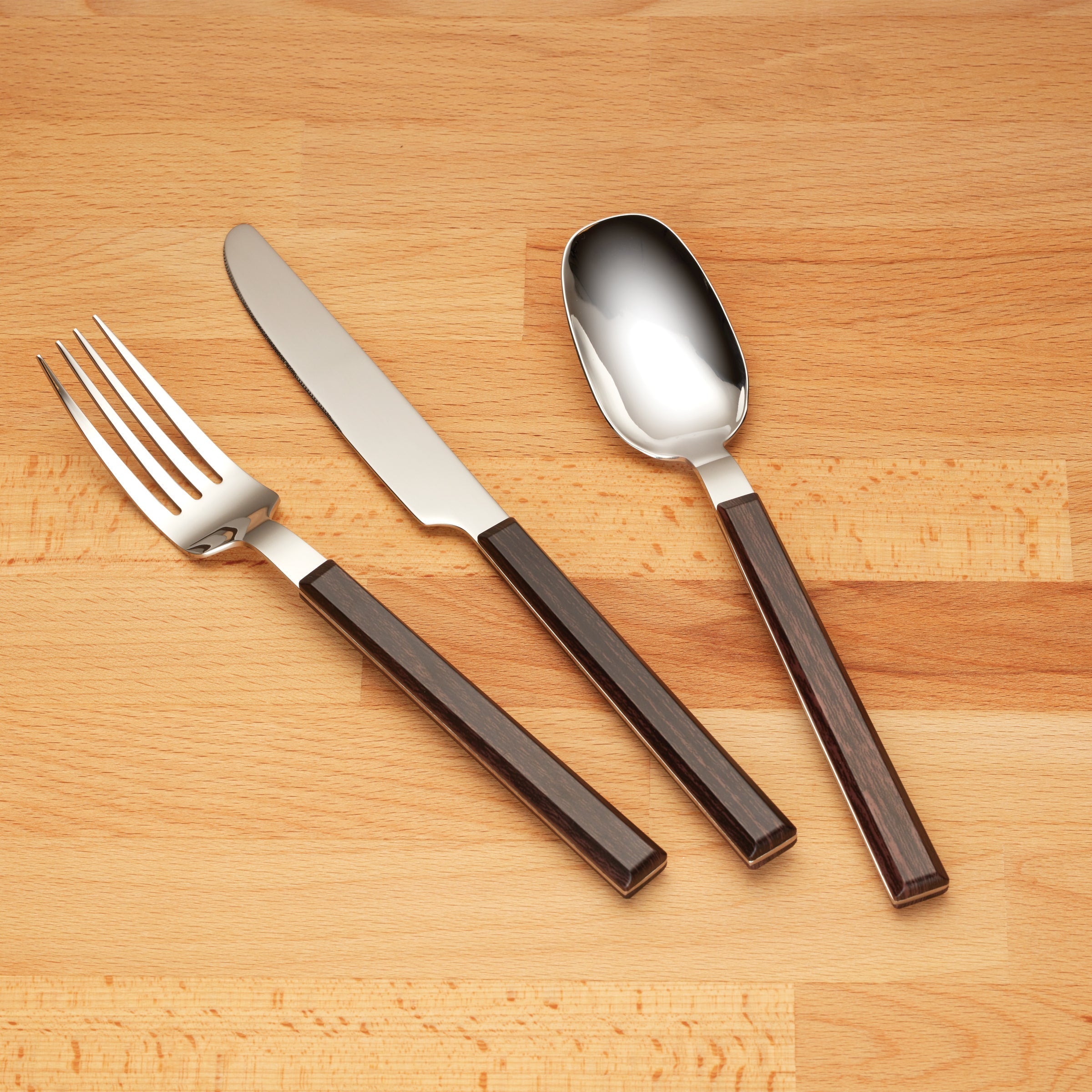 Henley Brown 16 Piece Flatware Set - Image 3
