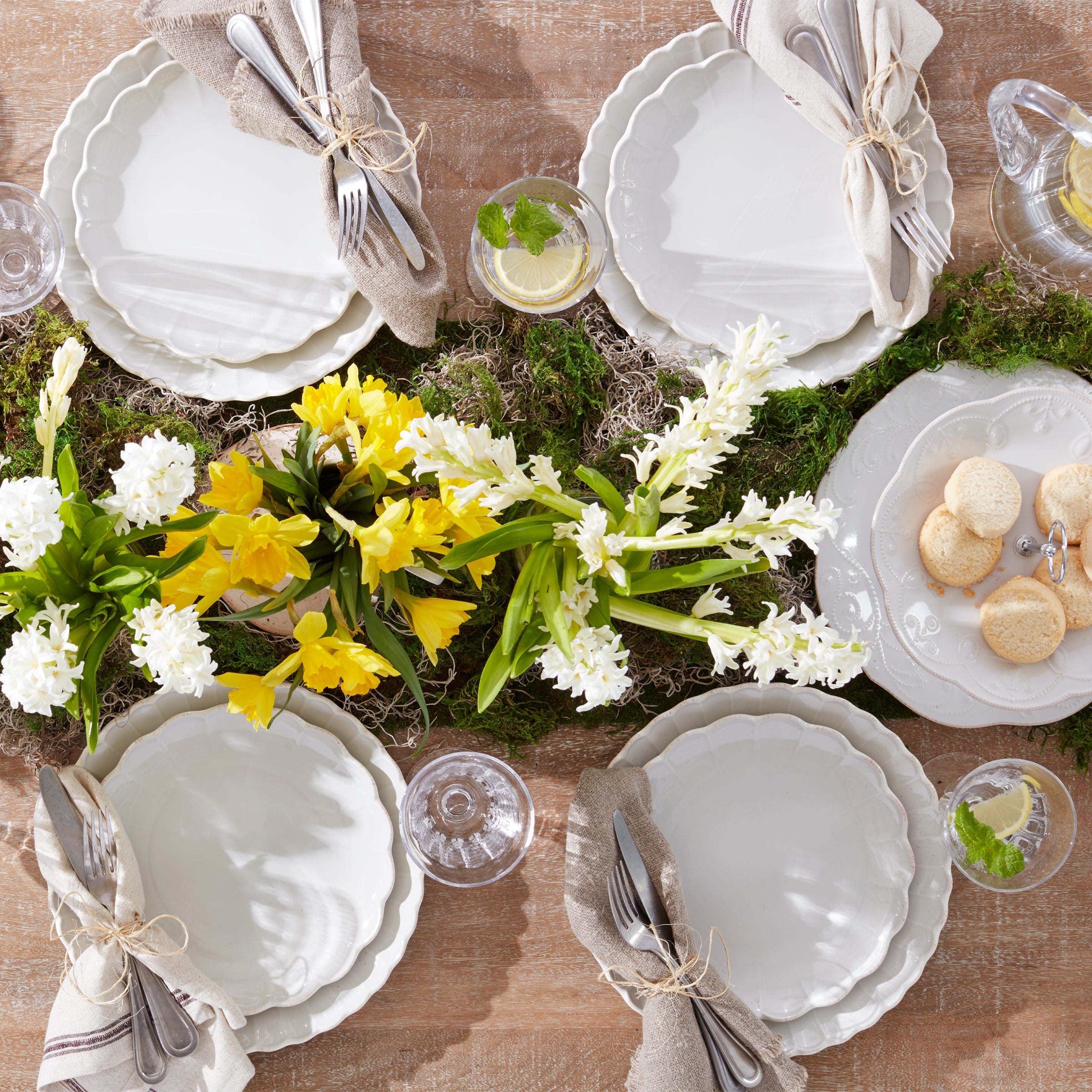 French Perle Scallop 4-Piece Place Setting - Image 11