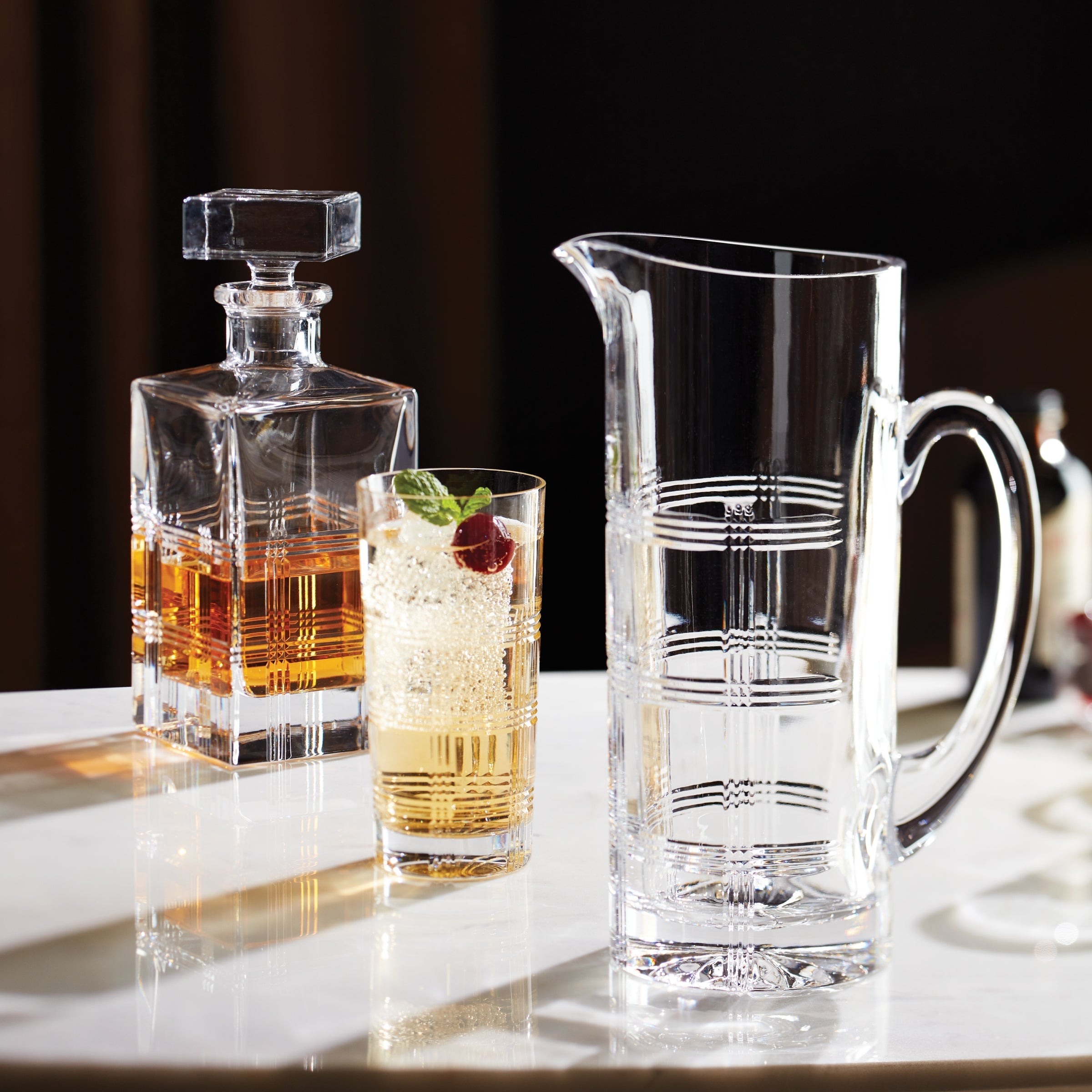 Hudson Crystal Highball Glasses - Set Of 4 - Image 2