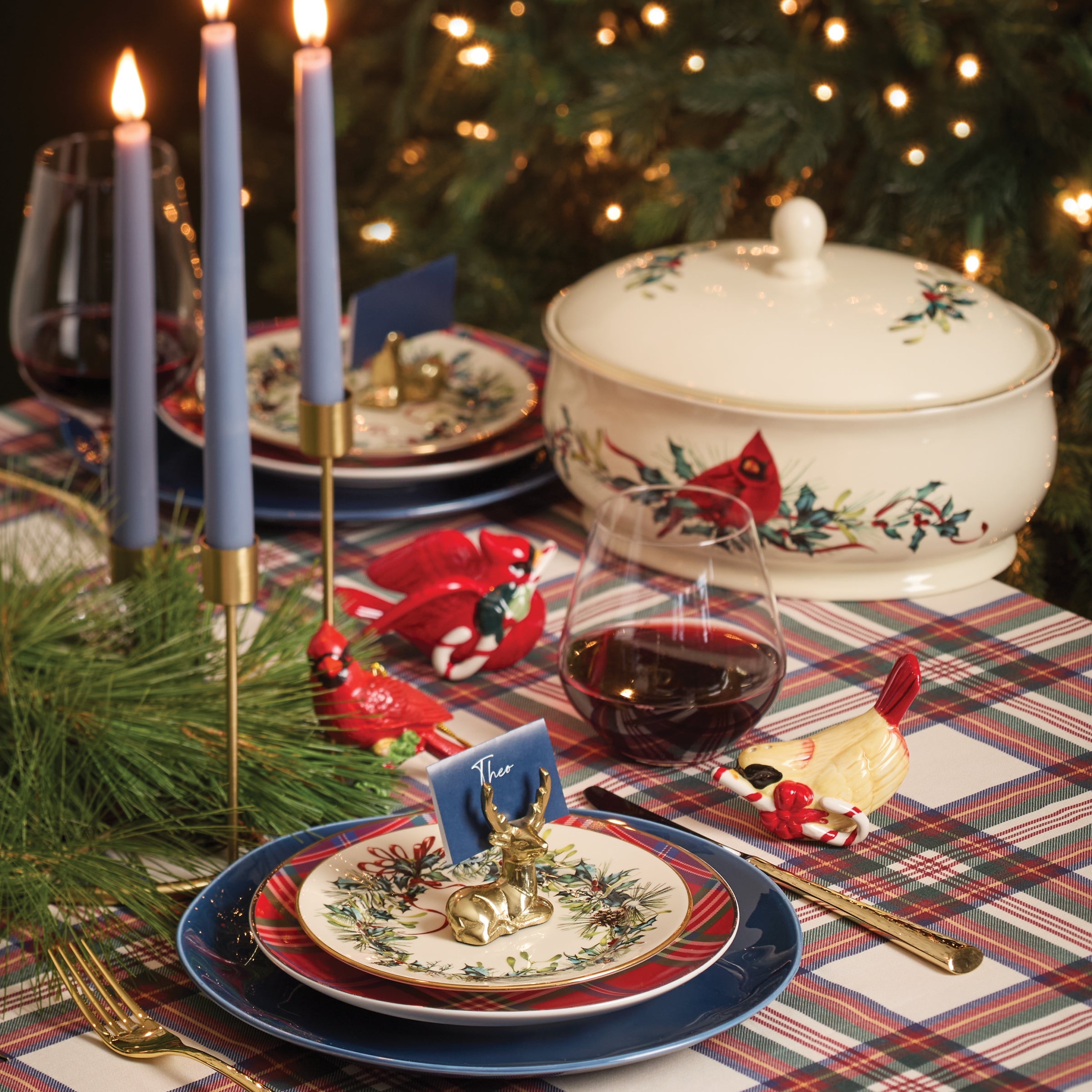 Winter Greetings Covered Dish - Image 2