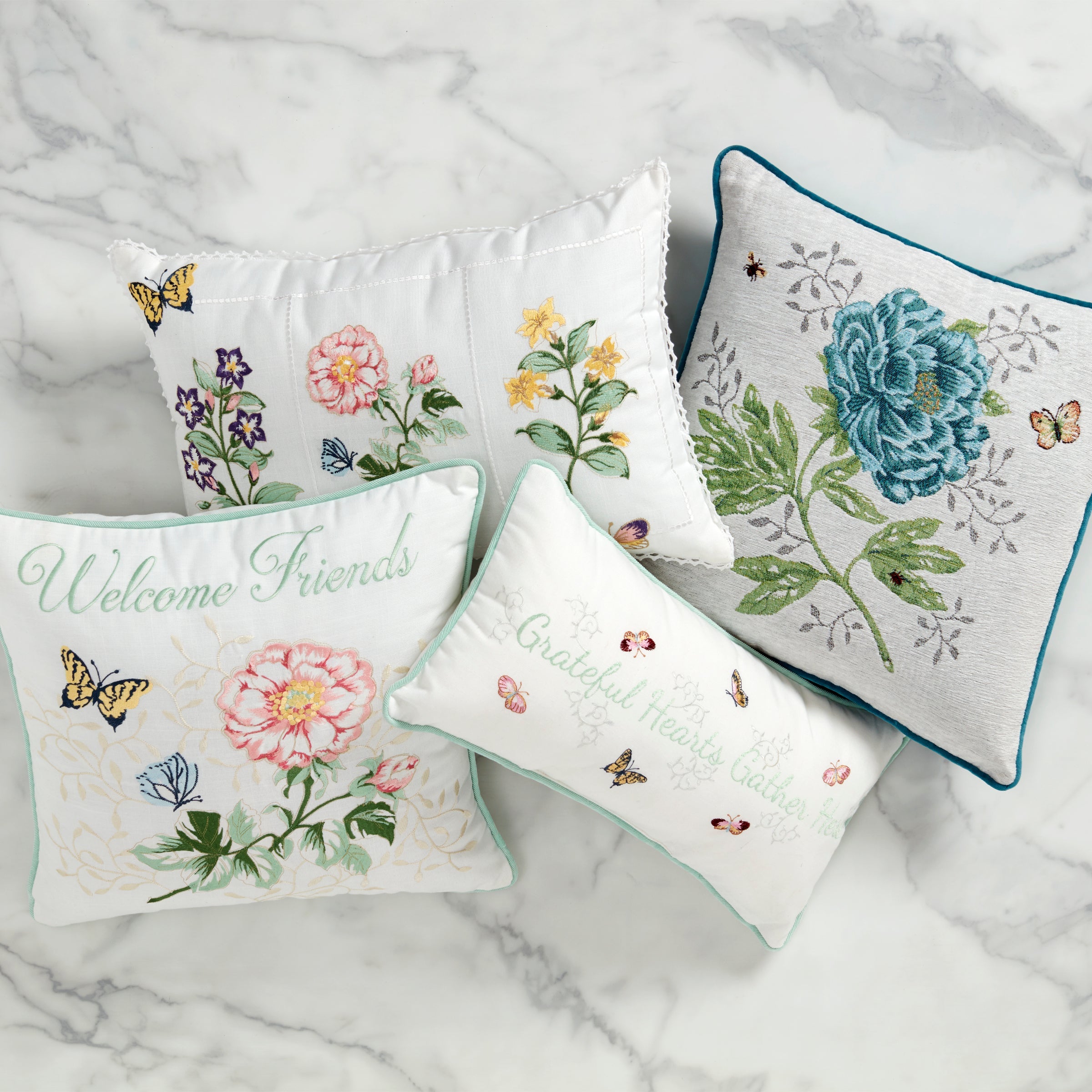 Butterfly Meadow Pillow 18X18 - Image 3