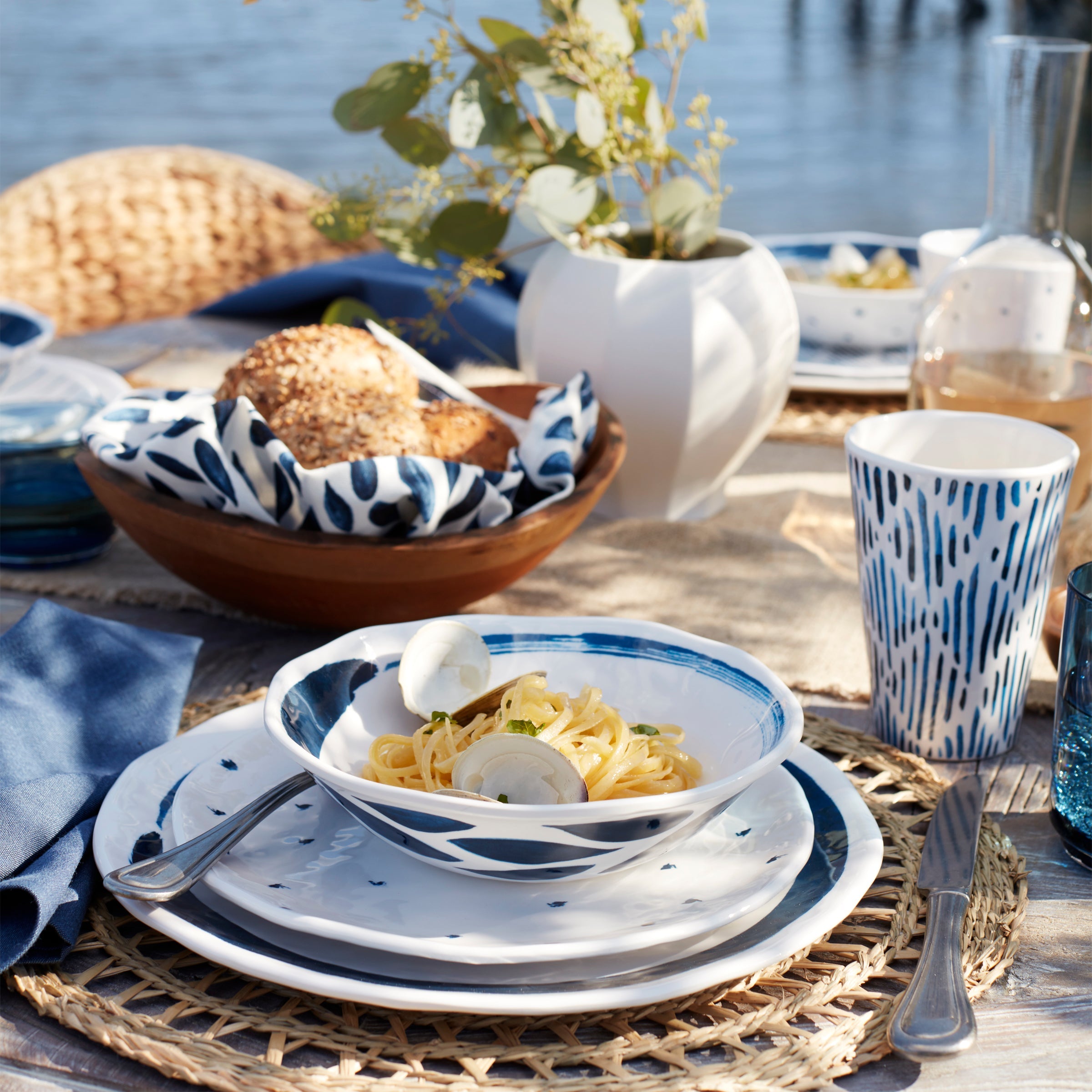 Blue Bay Melamine Assorted Accent Plates - Set of 4 - Image 10