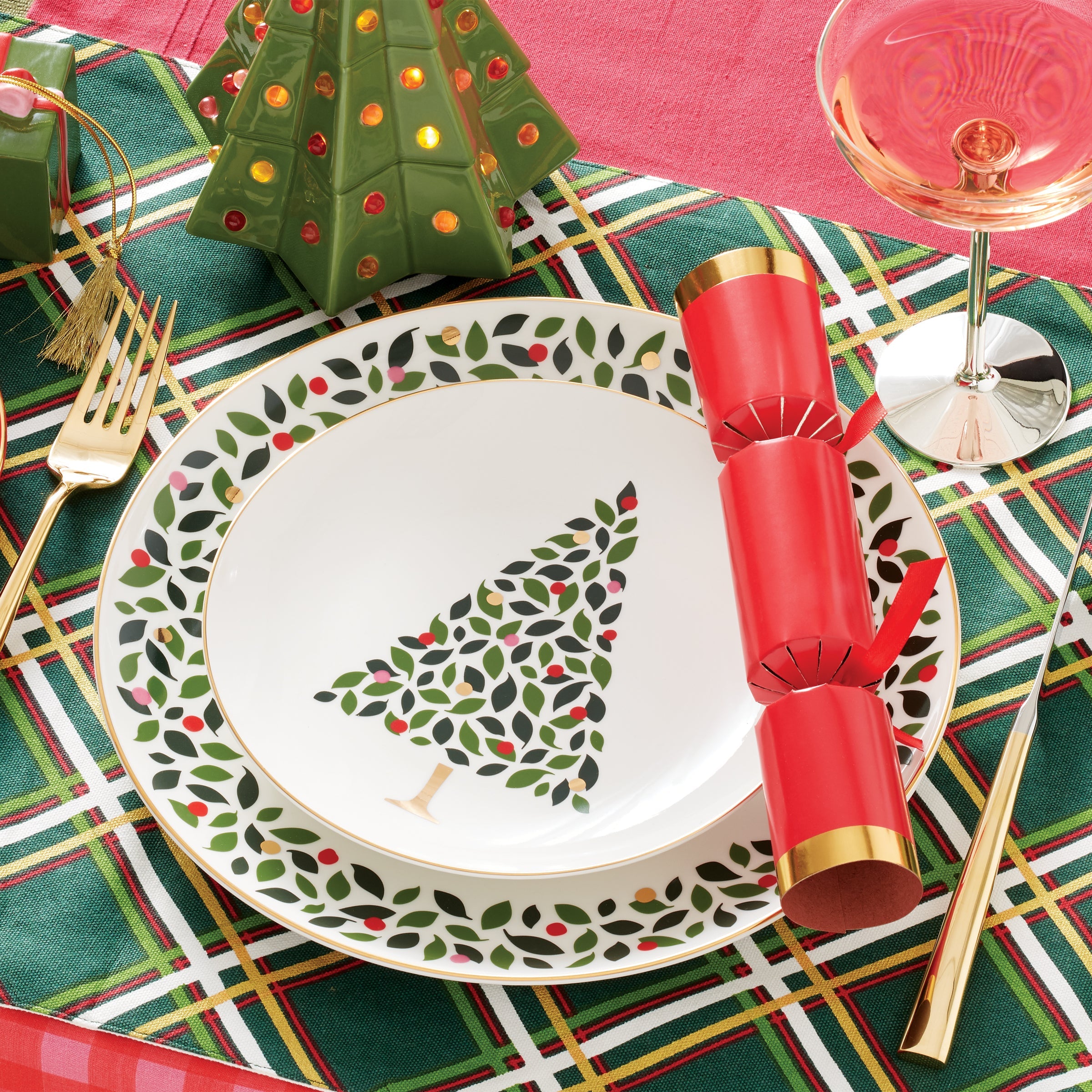 Evergreen Dinner Plates - Set of 4 - Image 4