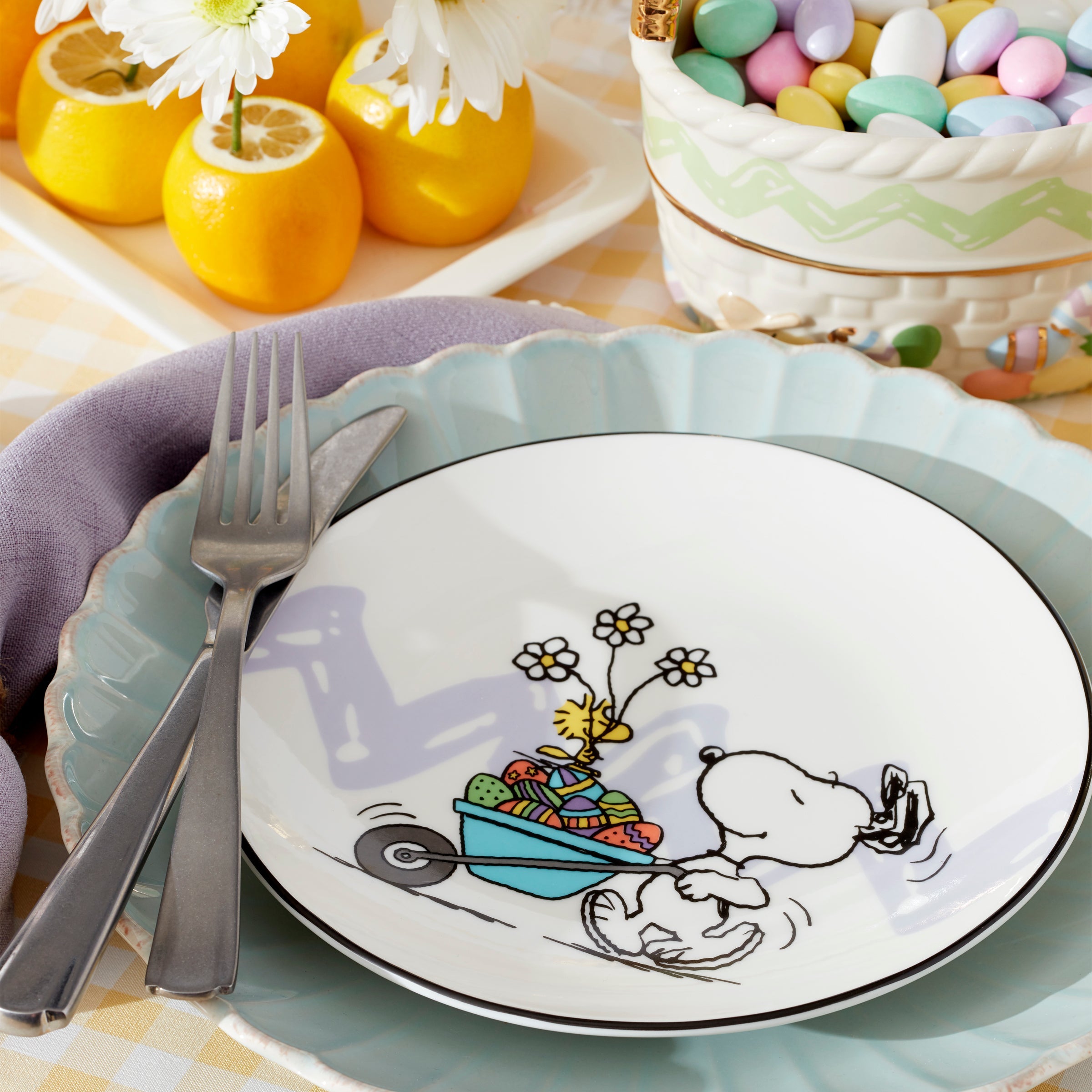 Snoopy Easter Accent Plates - Set of 4 - Image 7