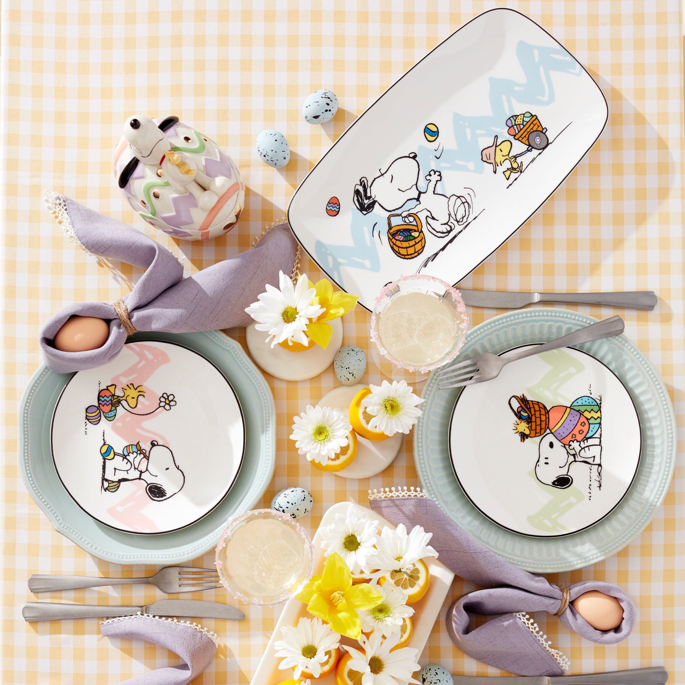 Snoopy Easter Accent Plates - Set of 4 - Image 5