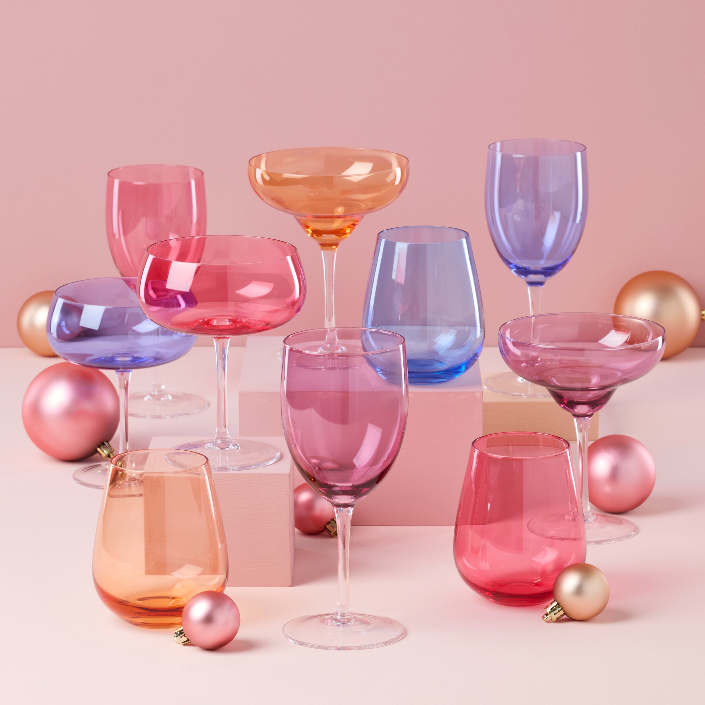 True Colors Margarita Glasses - Set Of 4 - Image 3