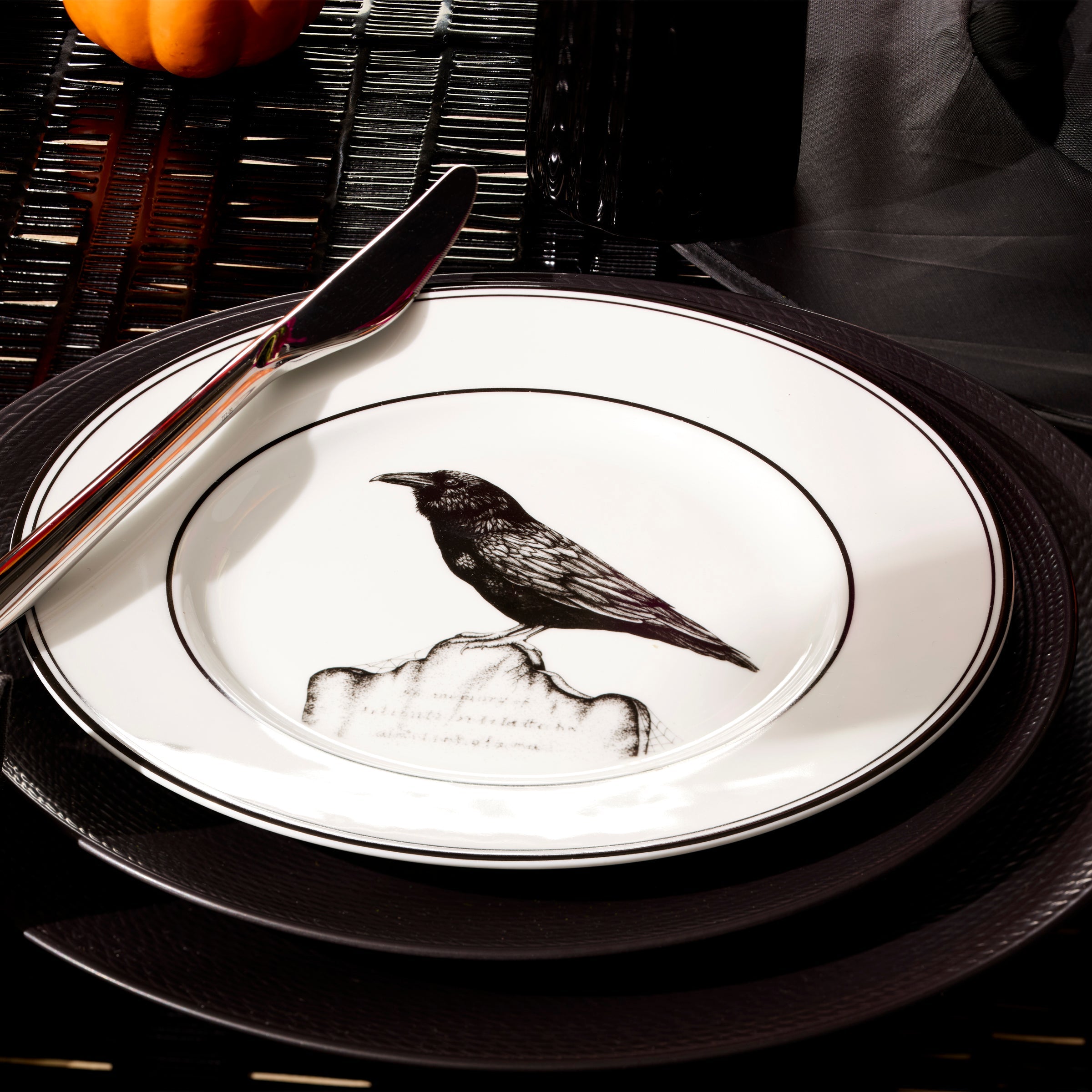 Vintage Halloween Dessert Plates - Set of 4 - Image 11