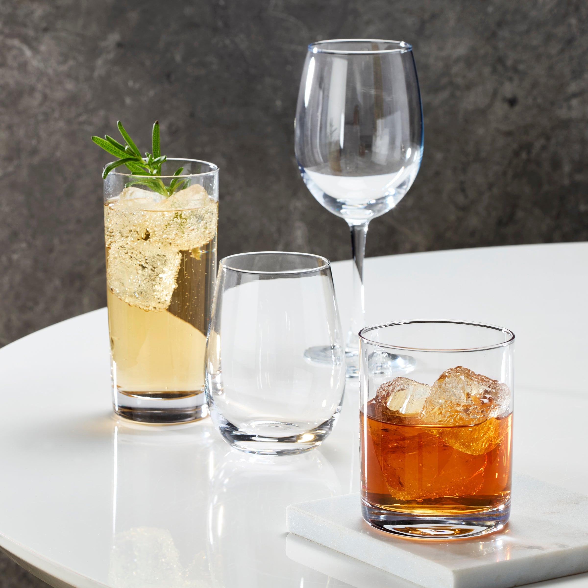 5 O'Clock Stemless Wine Glasses - Set Of 4 - Image 3
