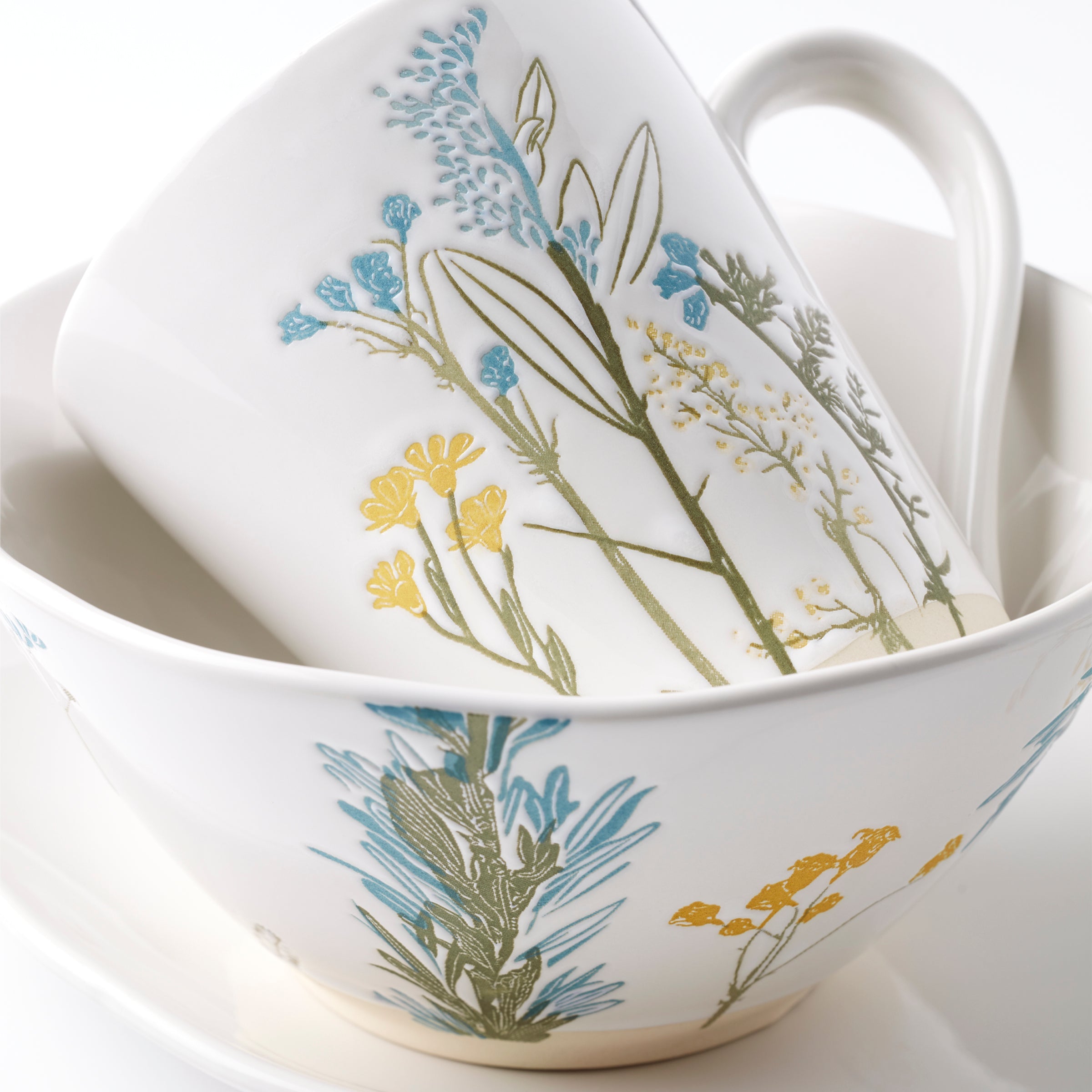 Wildflowers Mugs - Set of 4 - Image 3