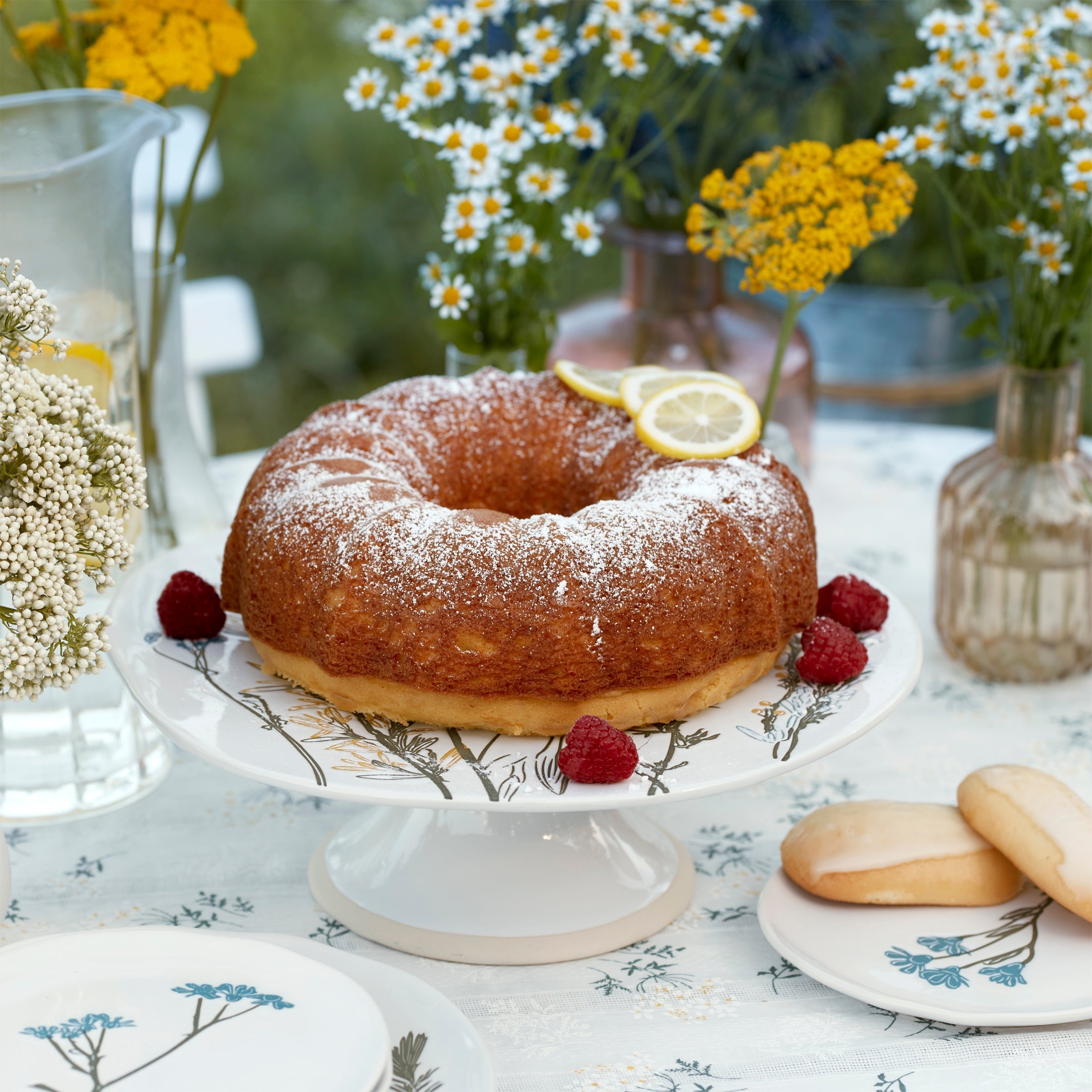 Wildflowers Cake Plate - Image 2