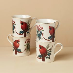 Winter Greetings Mugs - Set of 4