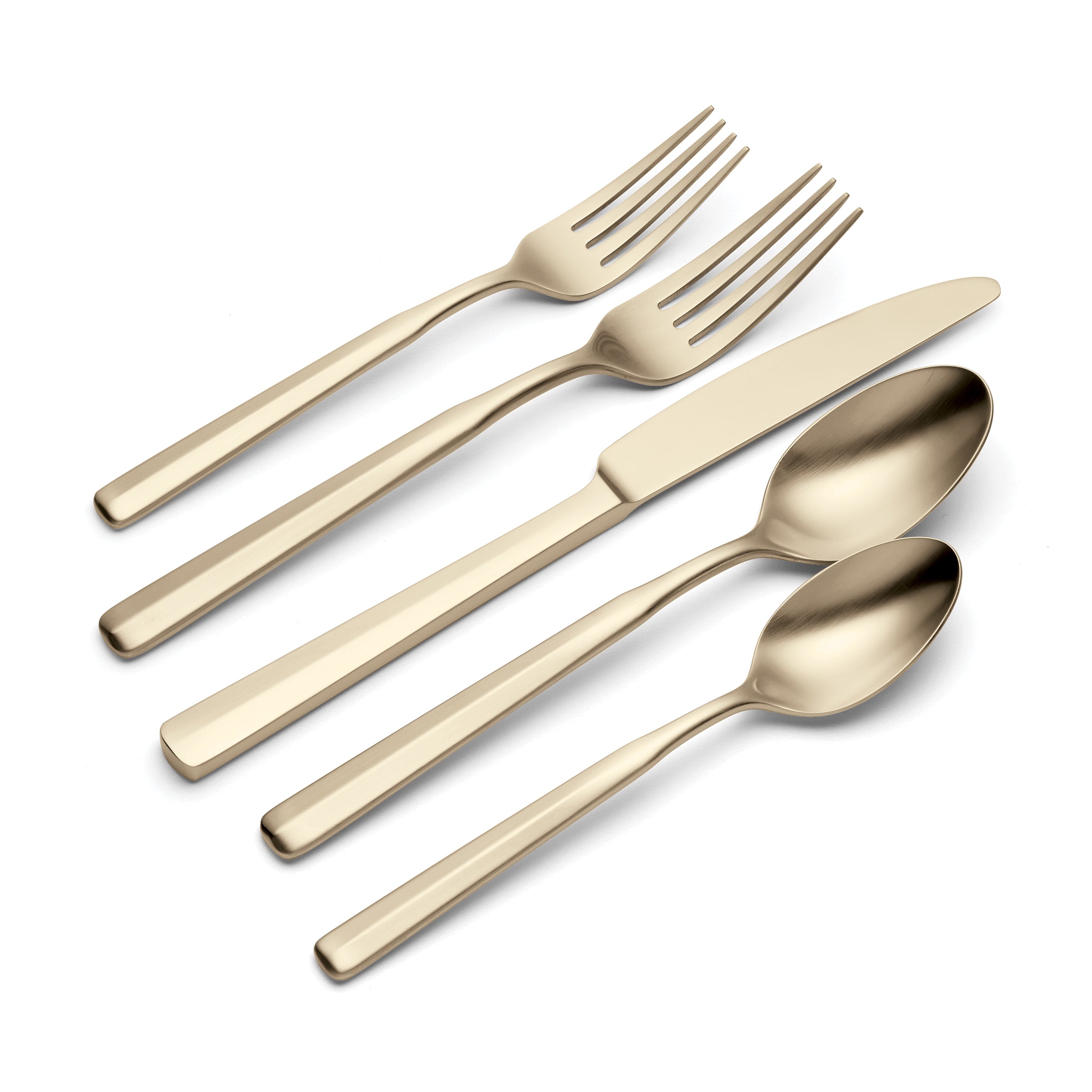 Ryder Champagne Satin 20 Piece Flatware Set - Image 4