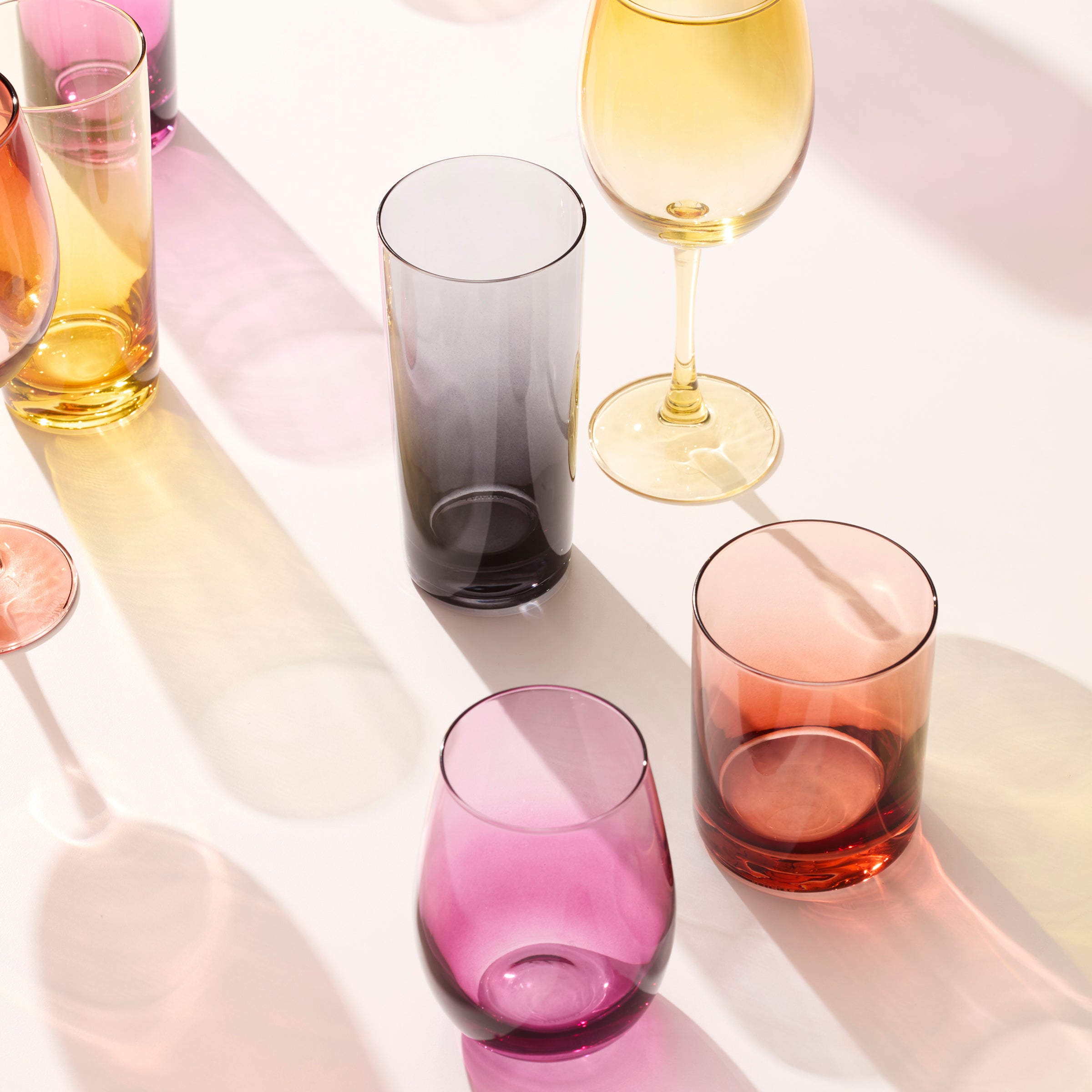 Golden Hour Double Old Fashion Glasses - Set Of 4 - Image 9