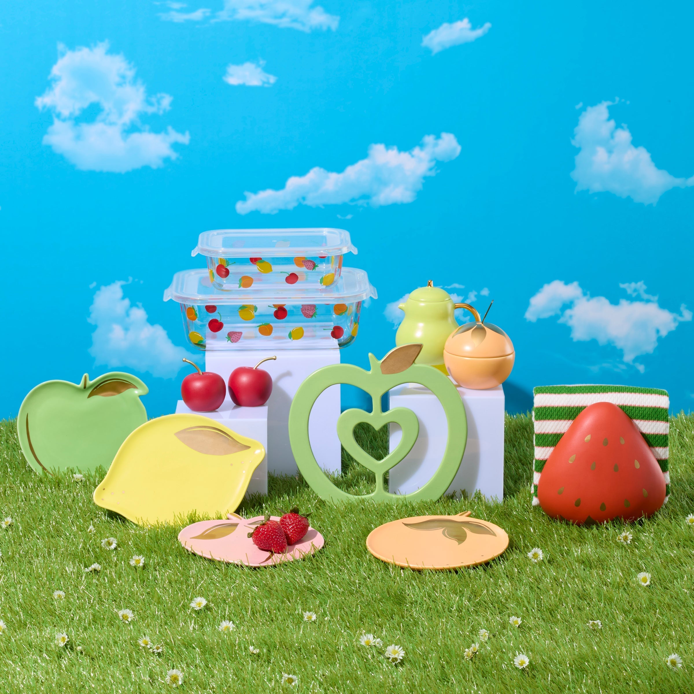 Tutti Fruity Tidbit Plates - Set of 4 - Image 2