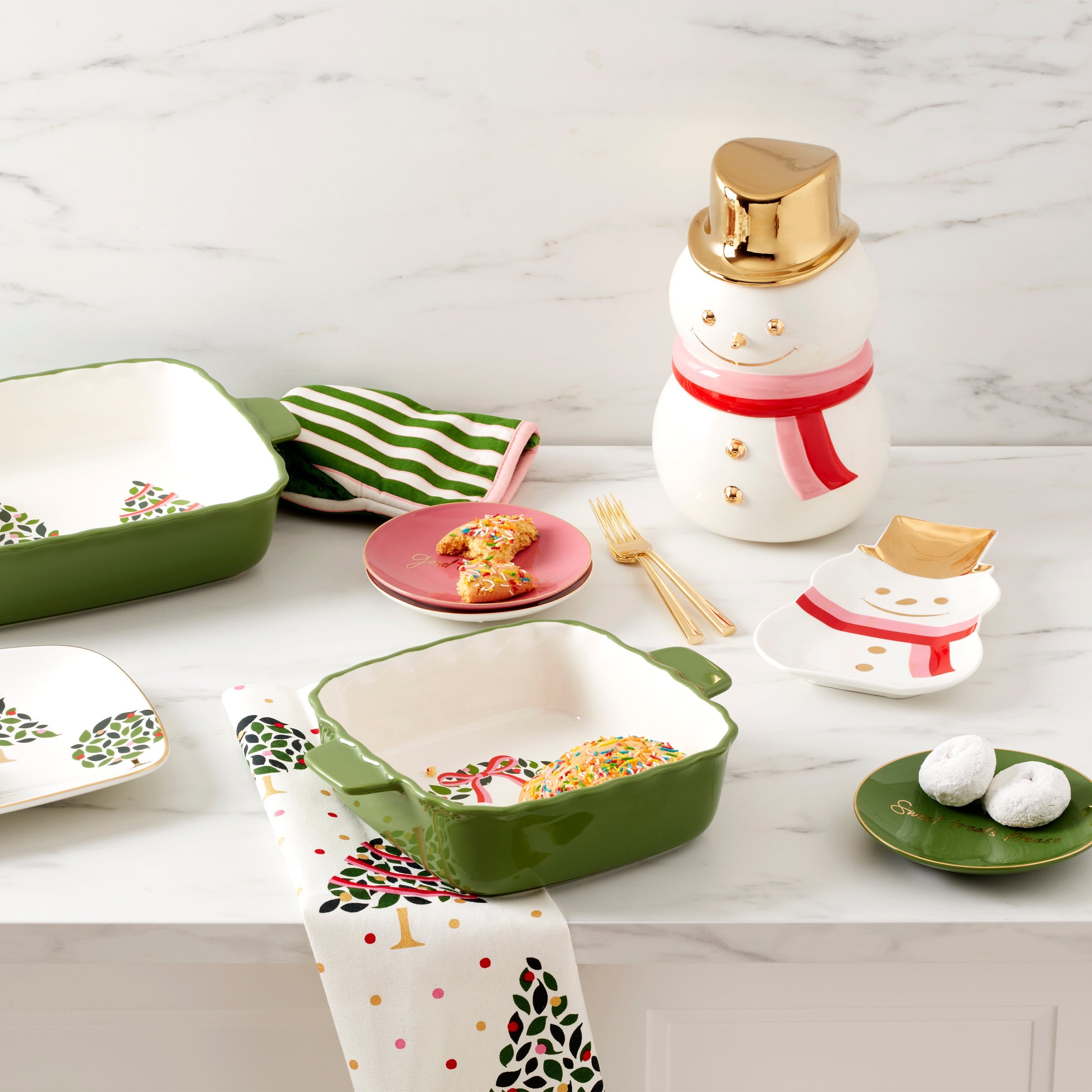 Be Jolly Snowman Cookie Jar - Image 4
