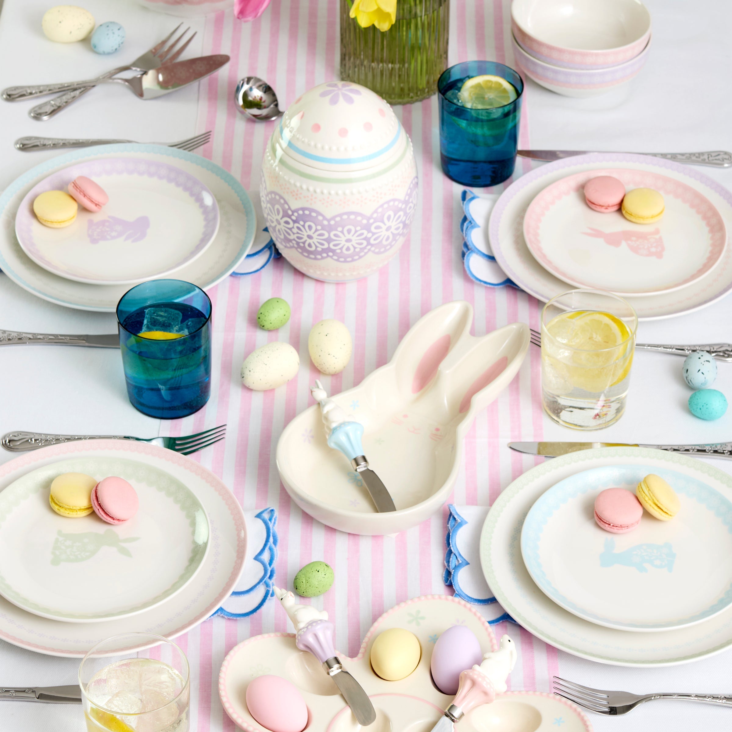 Bunny Hop Easter Egg Platter - Image 4