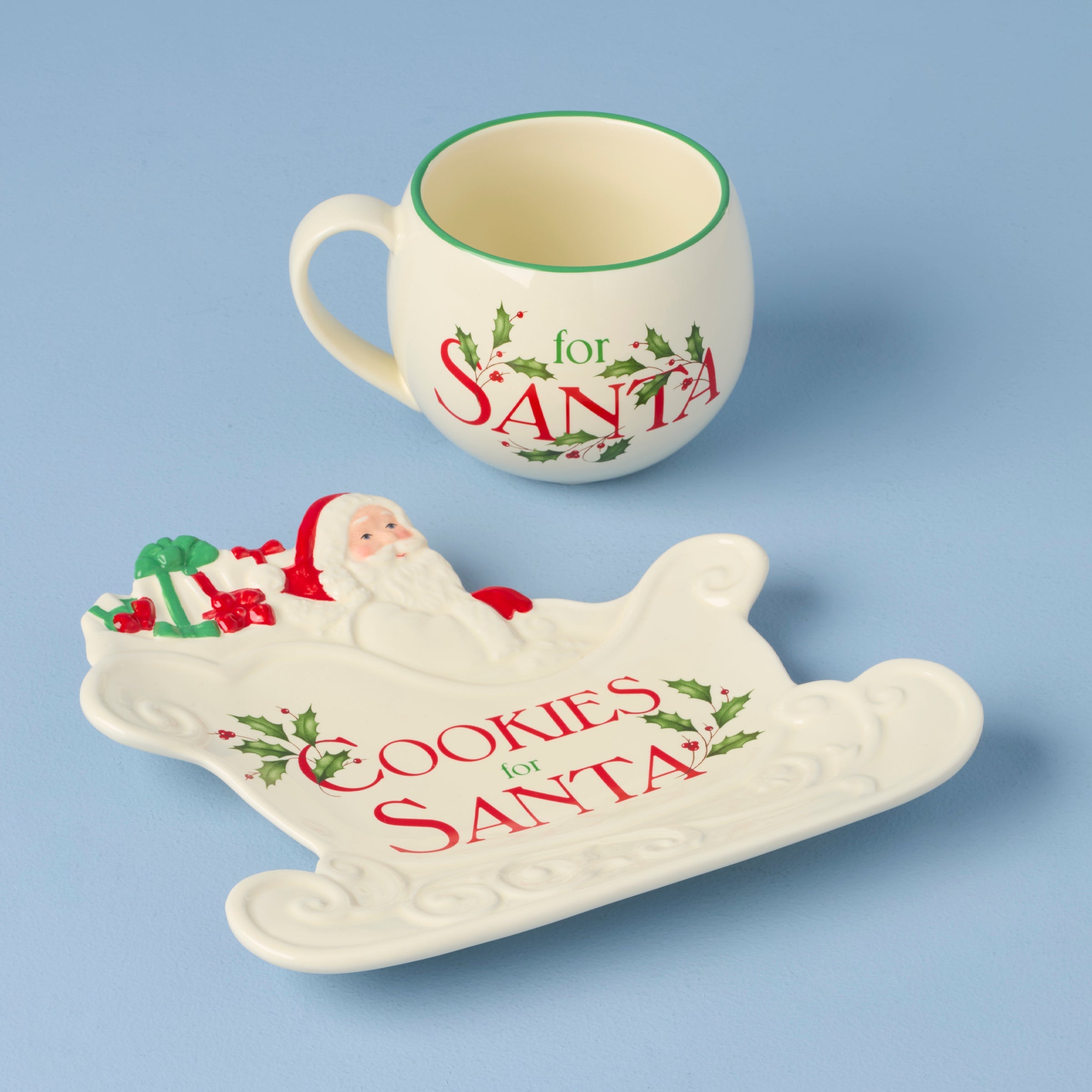 Holiday Cookies & Milk For Santa 2-Piece Set - Image 2