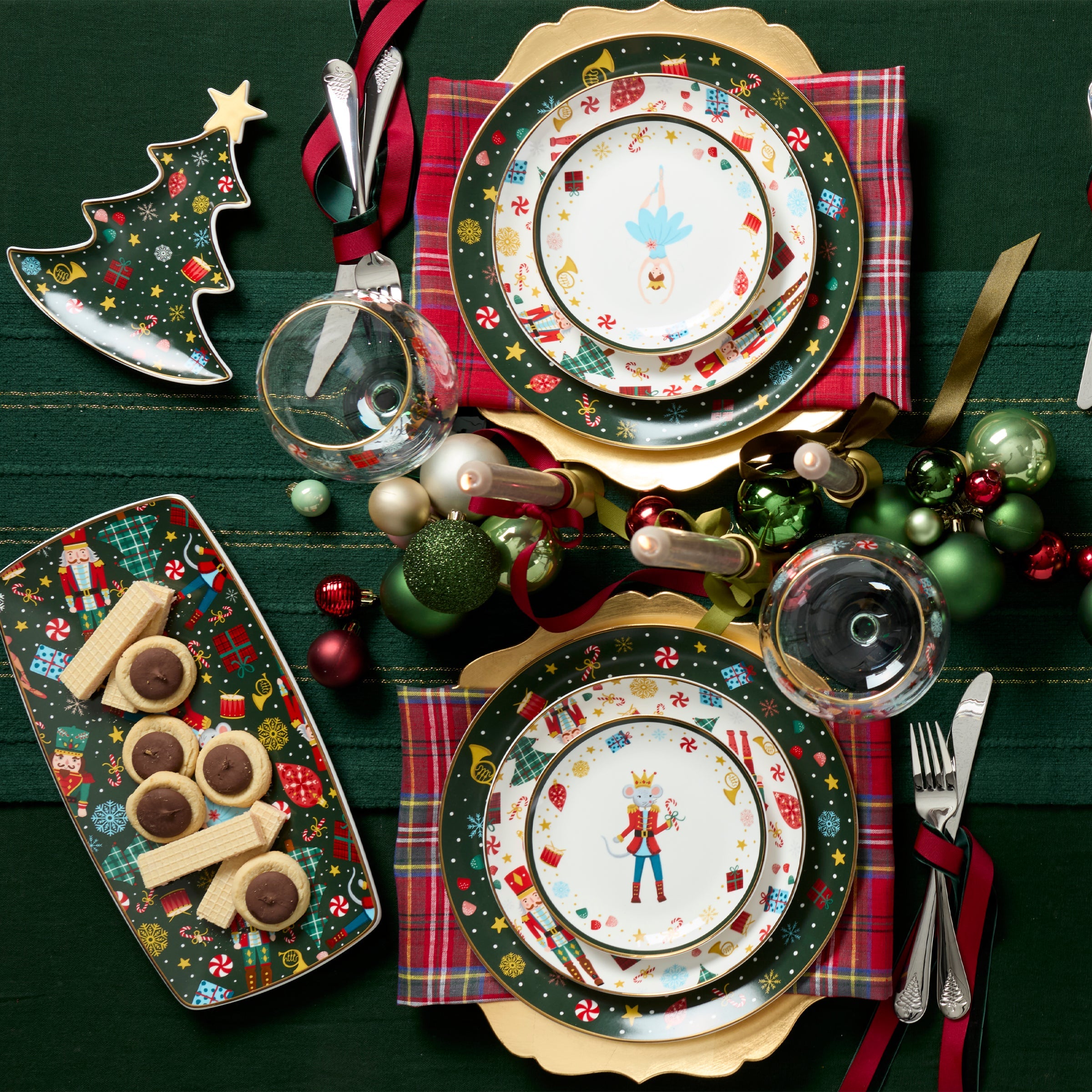 Nutcracker Ballet Tidbit Plates - Set of 4 - Image 6