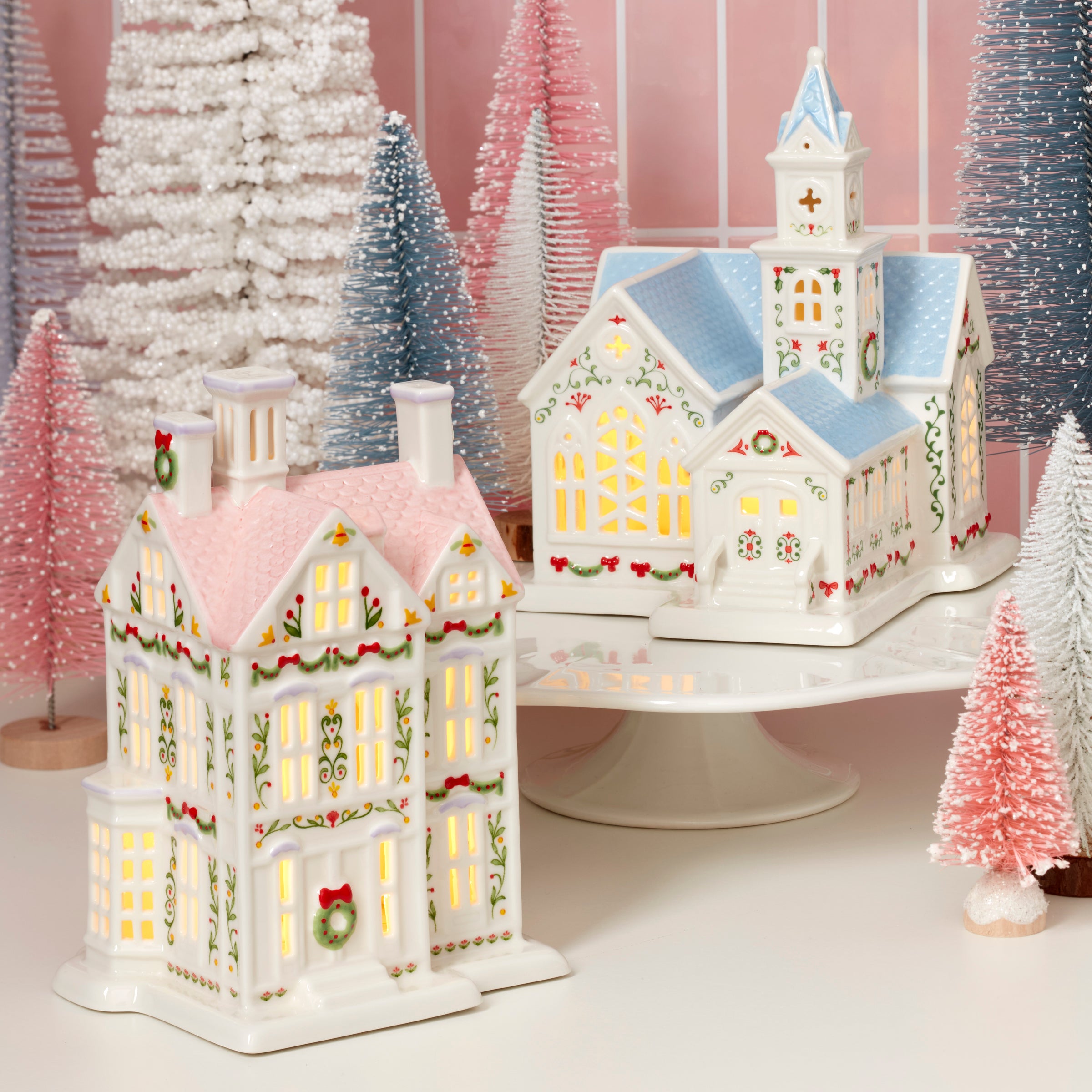 Lenox Village Christmas Lit House Figurine - Image 6