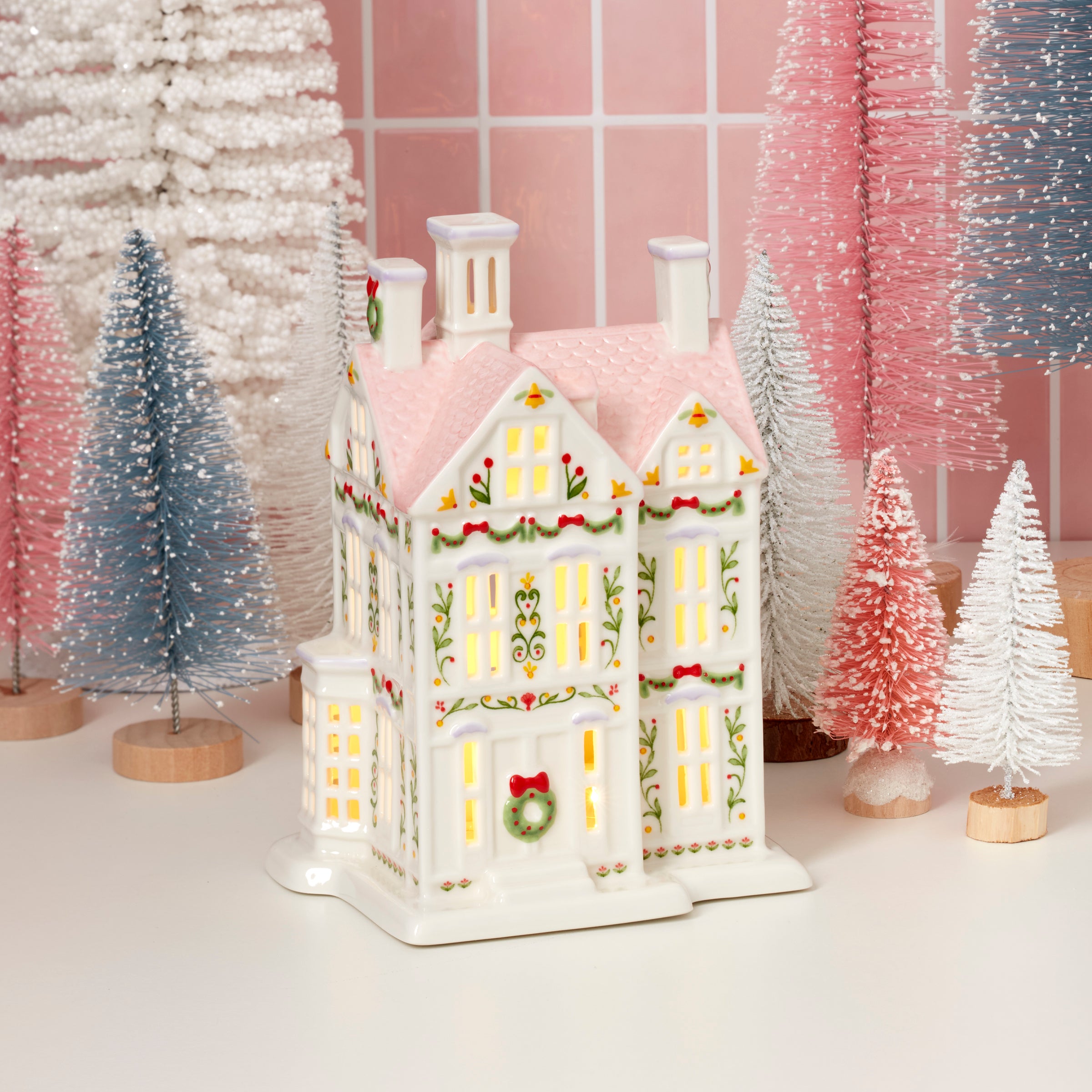 Lenox Village Christmas Lit House Figurine - Image 5