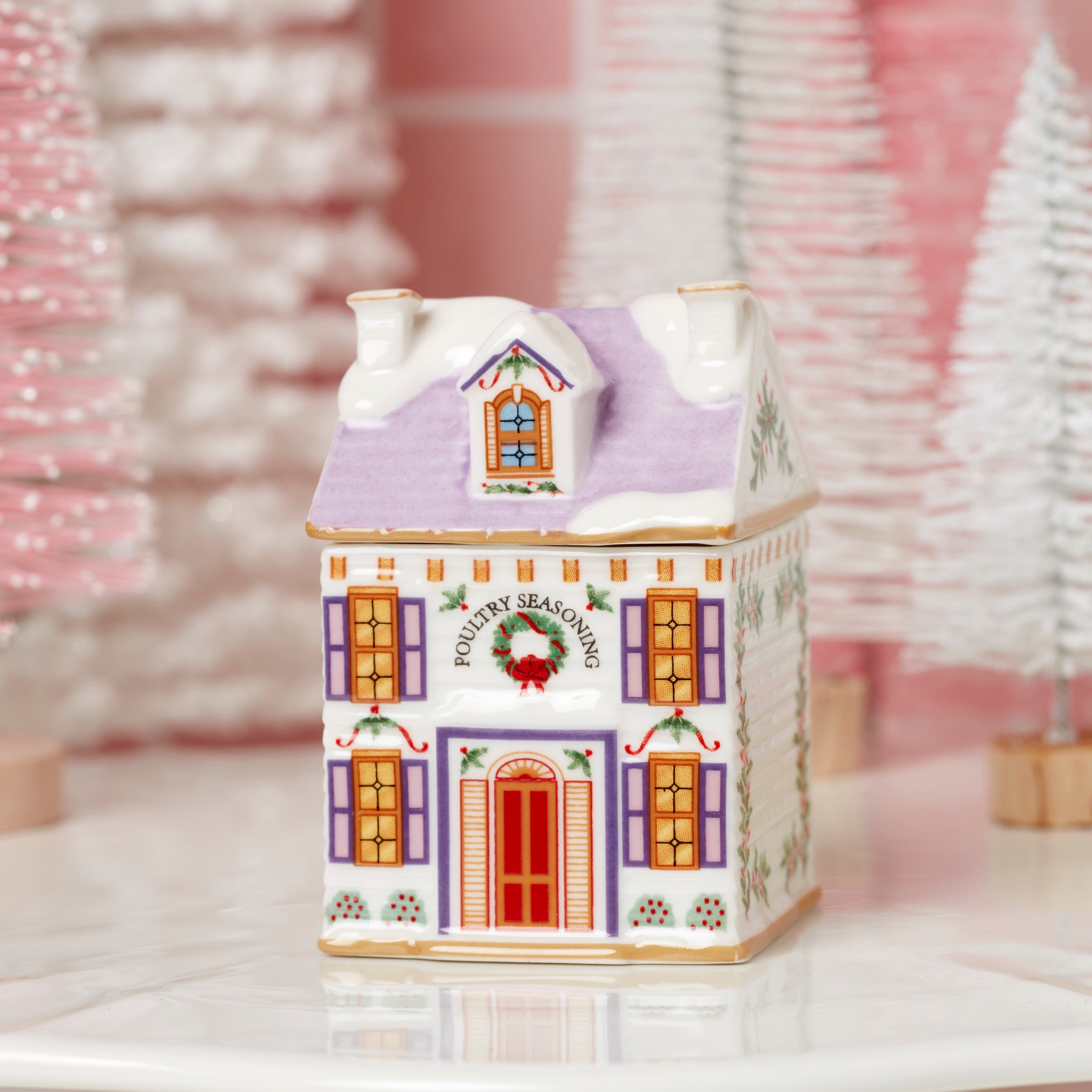 Lenox Spice Village Christmas 6-Piece Spice Jar Set - Image 8
