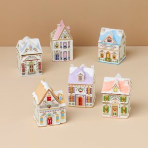Lenox Spice Village Christmas 6-Piece Spice Jar Set