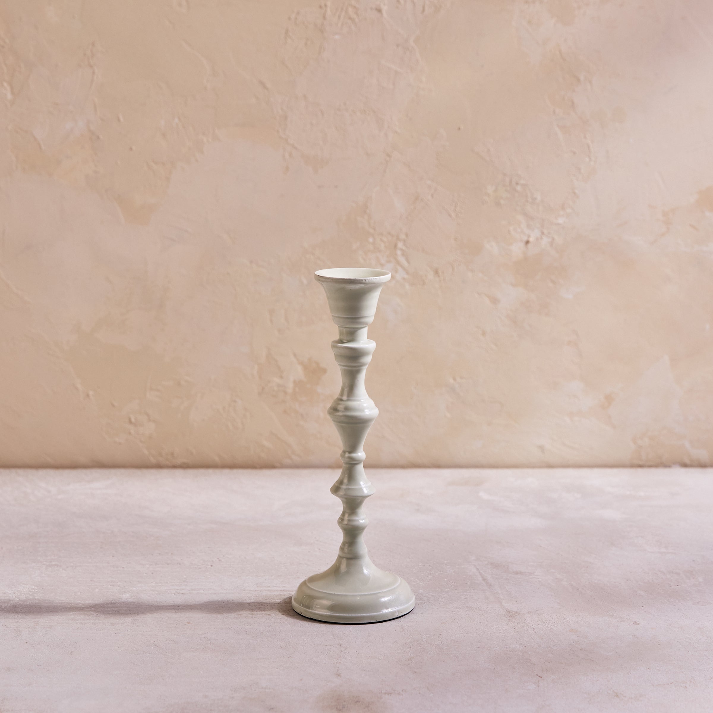 Nera Light Green Candle Holder. Small