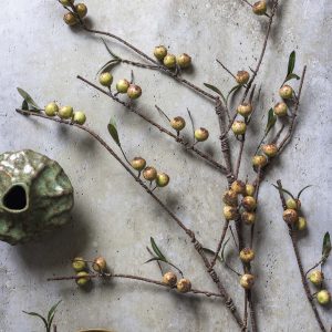 Artificial Rosehip Stem. Dappled