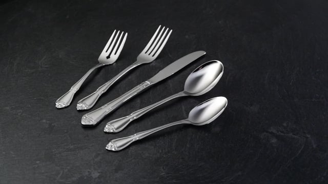 True Rose 45 Piece Flatware Set - Image 4