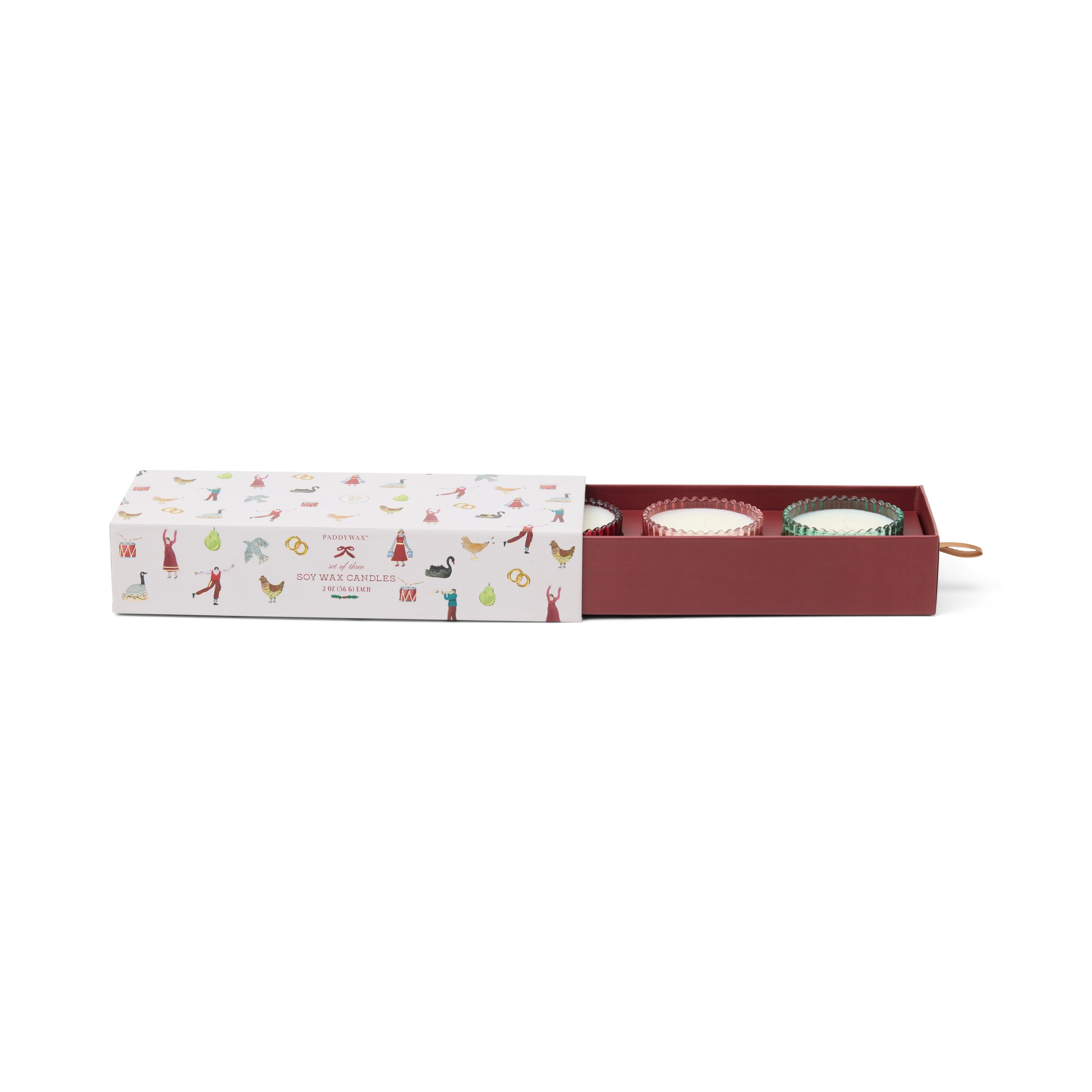 Holiday Soy Wax 2-oz Mini Candles. Gift-Boxed Set of 3 - Image 2