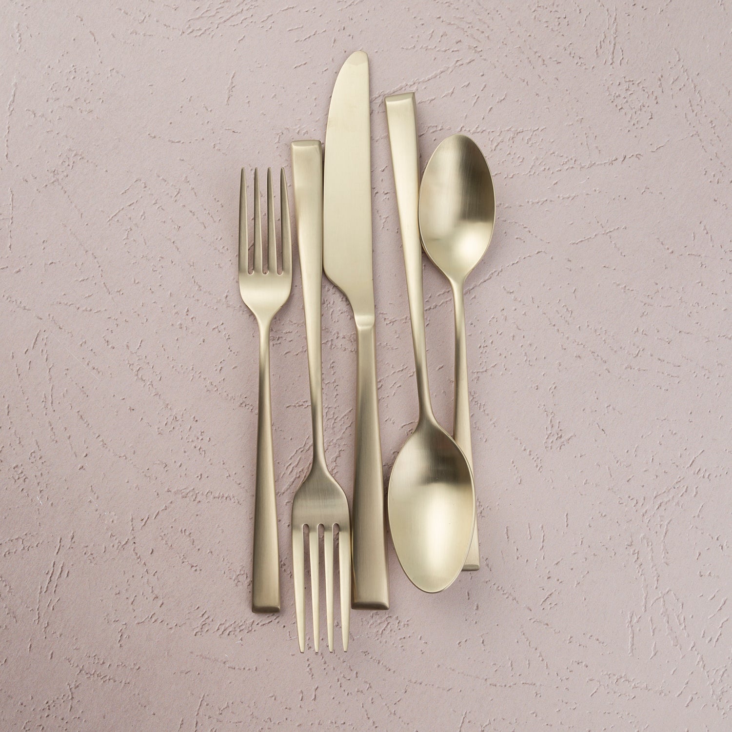 Marlise Champagne Satin 20 Piece Flatware Set - Image 4